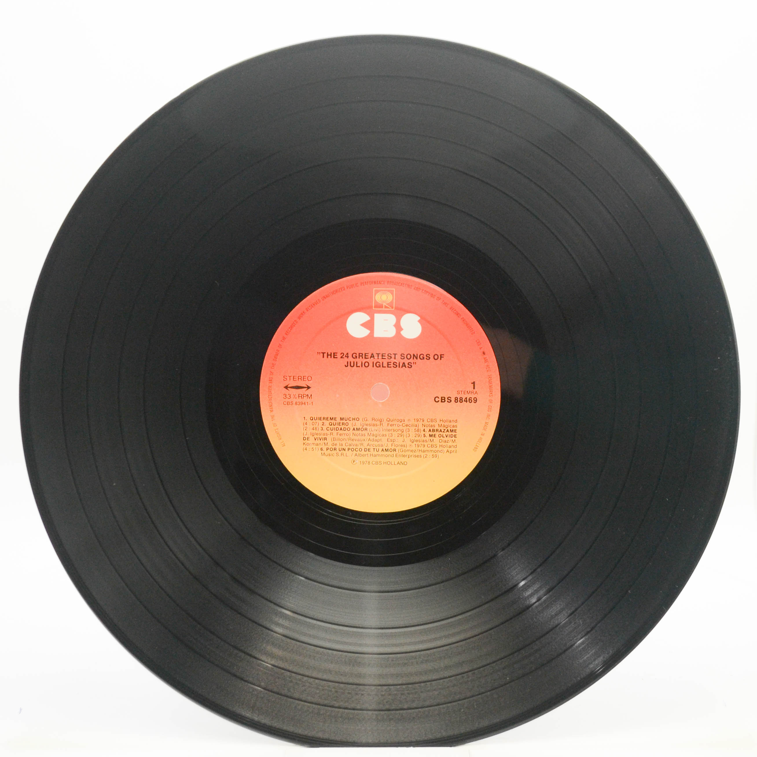 Виниловая пластинка Julio Iglesias — The 24 Greatest Songs (2LP), 1979