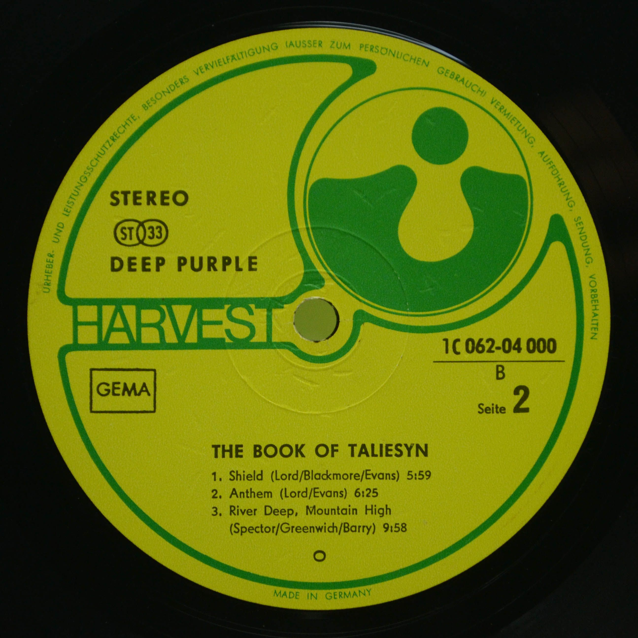 Deep Purple — The Book Of Taliesyn, 1968