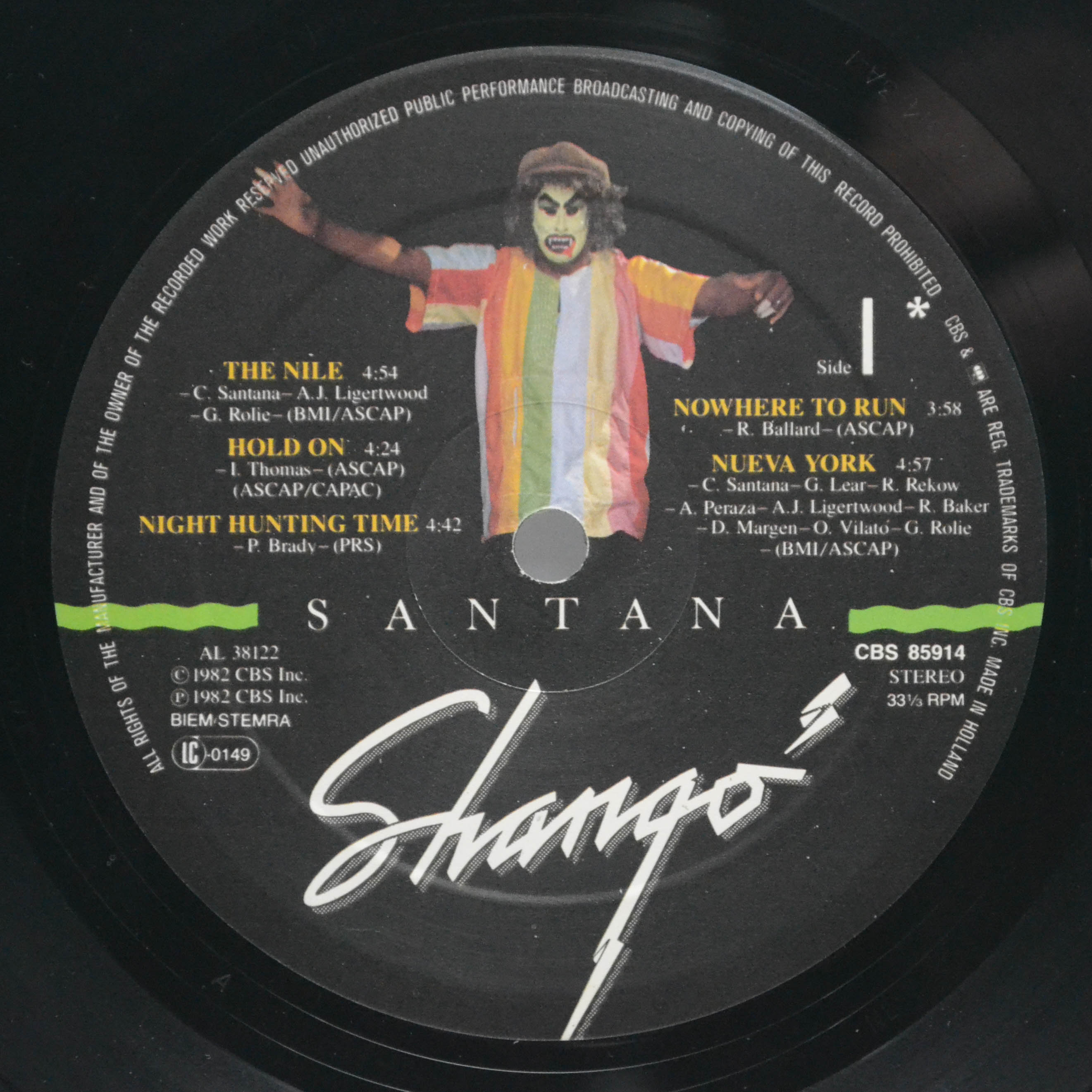 Santana — Shango, 1982