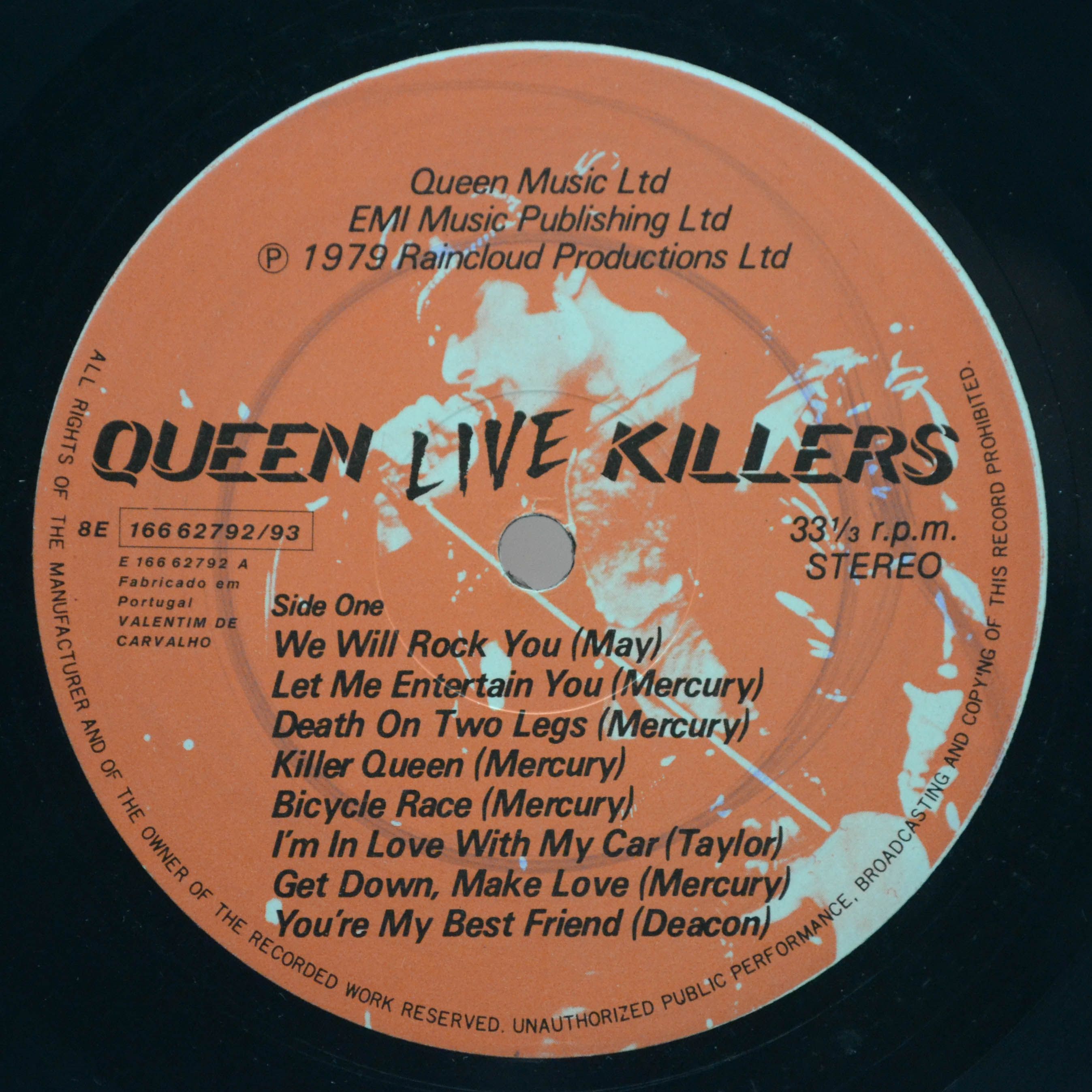 Queen — Live Killers (2LP), 1979