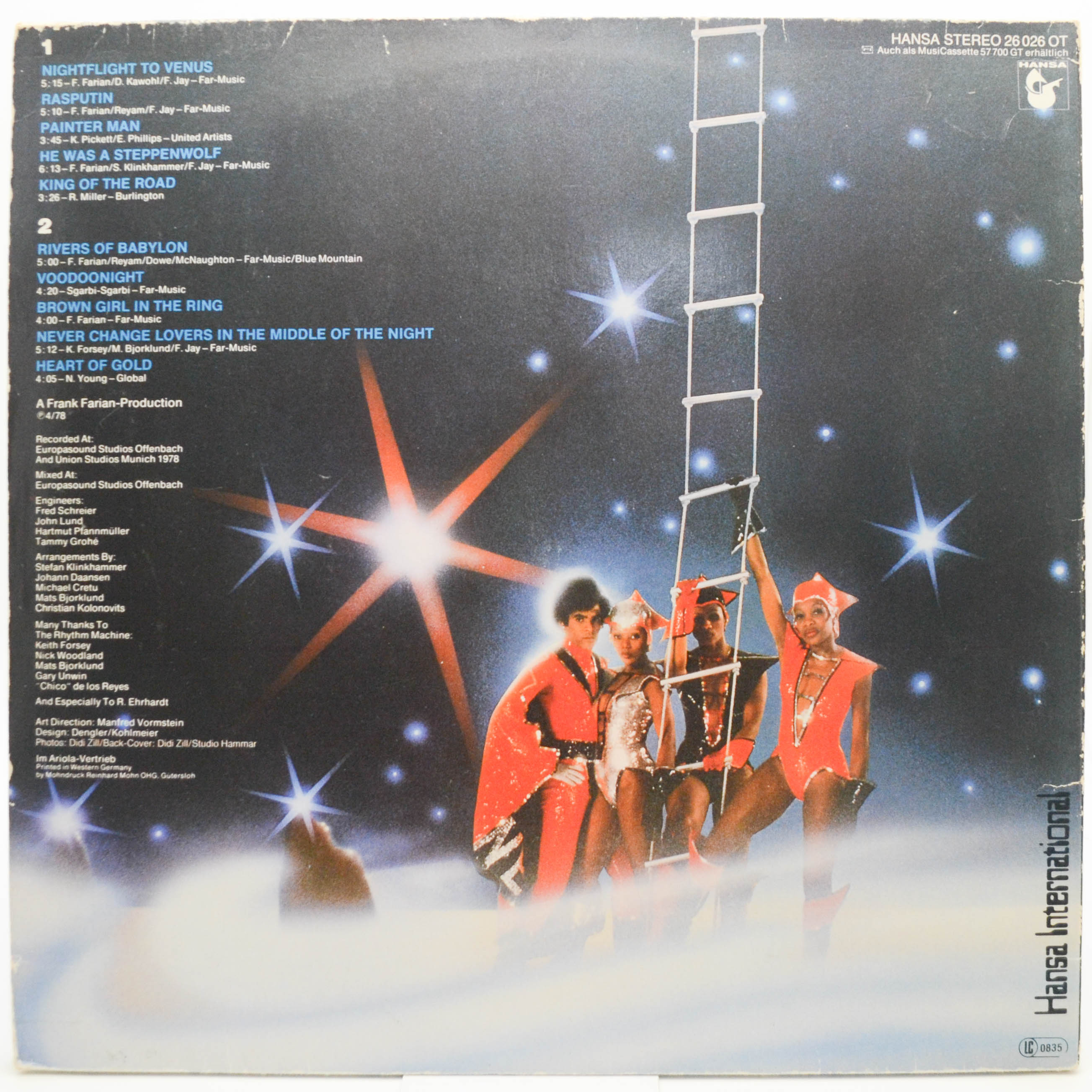 Boney M. — Nightflight To Venus, 1978