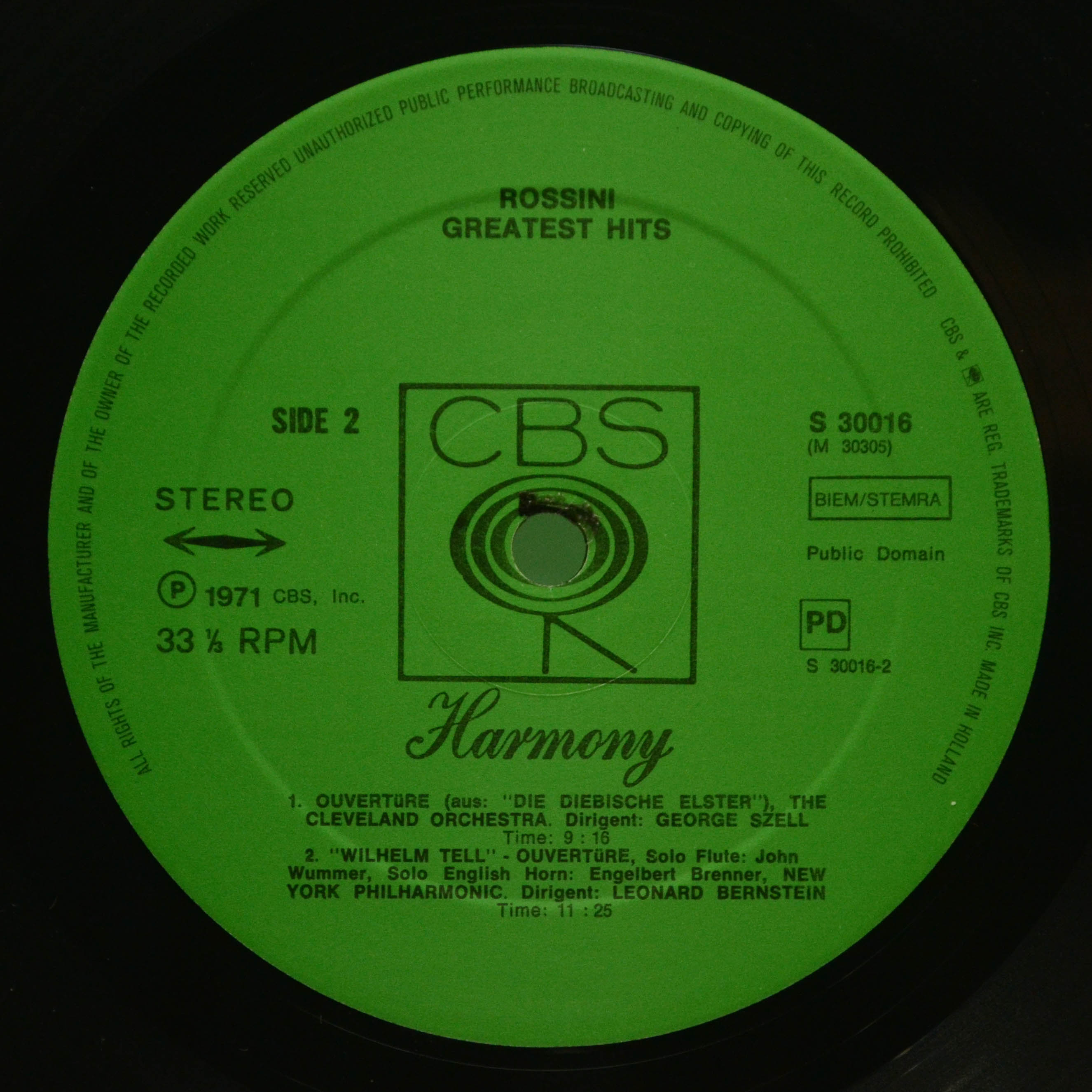 Rossini — Rossini's Greatest Hits, 1971