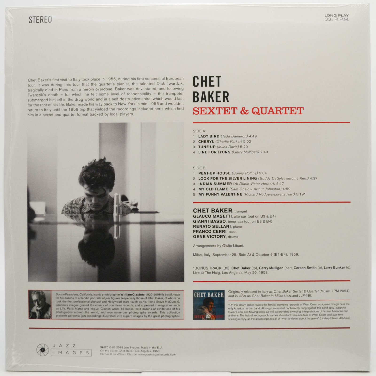 Chet Baker Sextet & Quartet — Chet Baker Sextet & Quartet, 1960