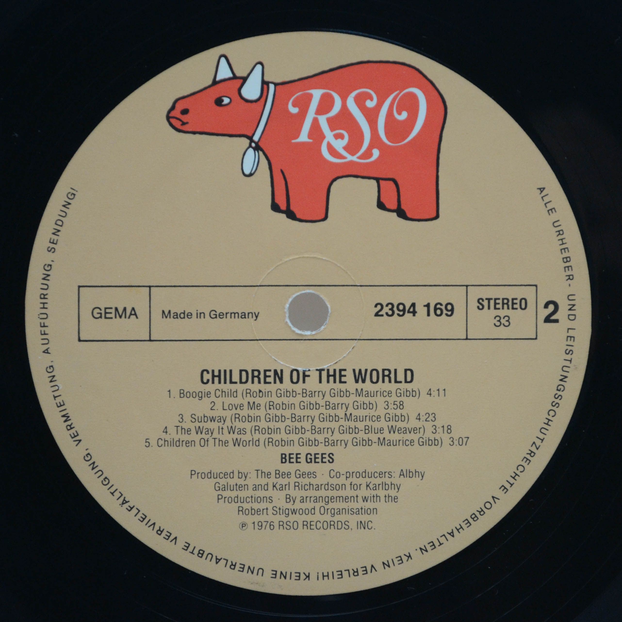Bee Gees — Children Of The World, 1976