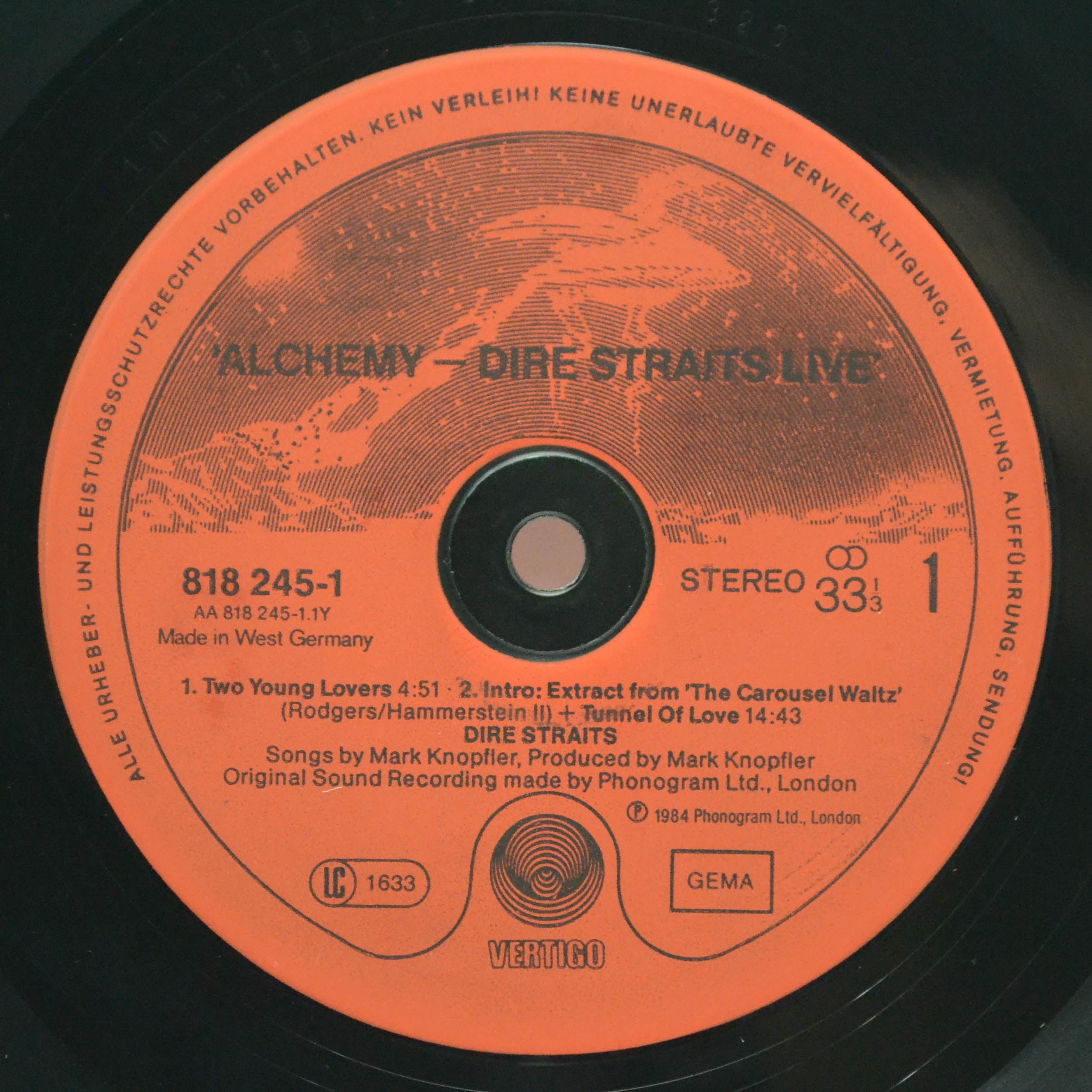 Dire Straits — Alchemy - Dire Straits Live (2LP), 1984