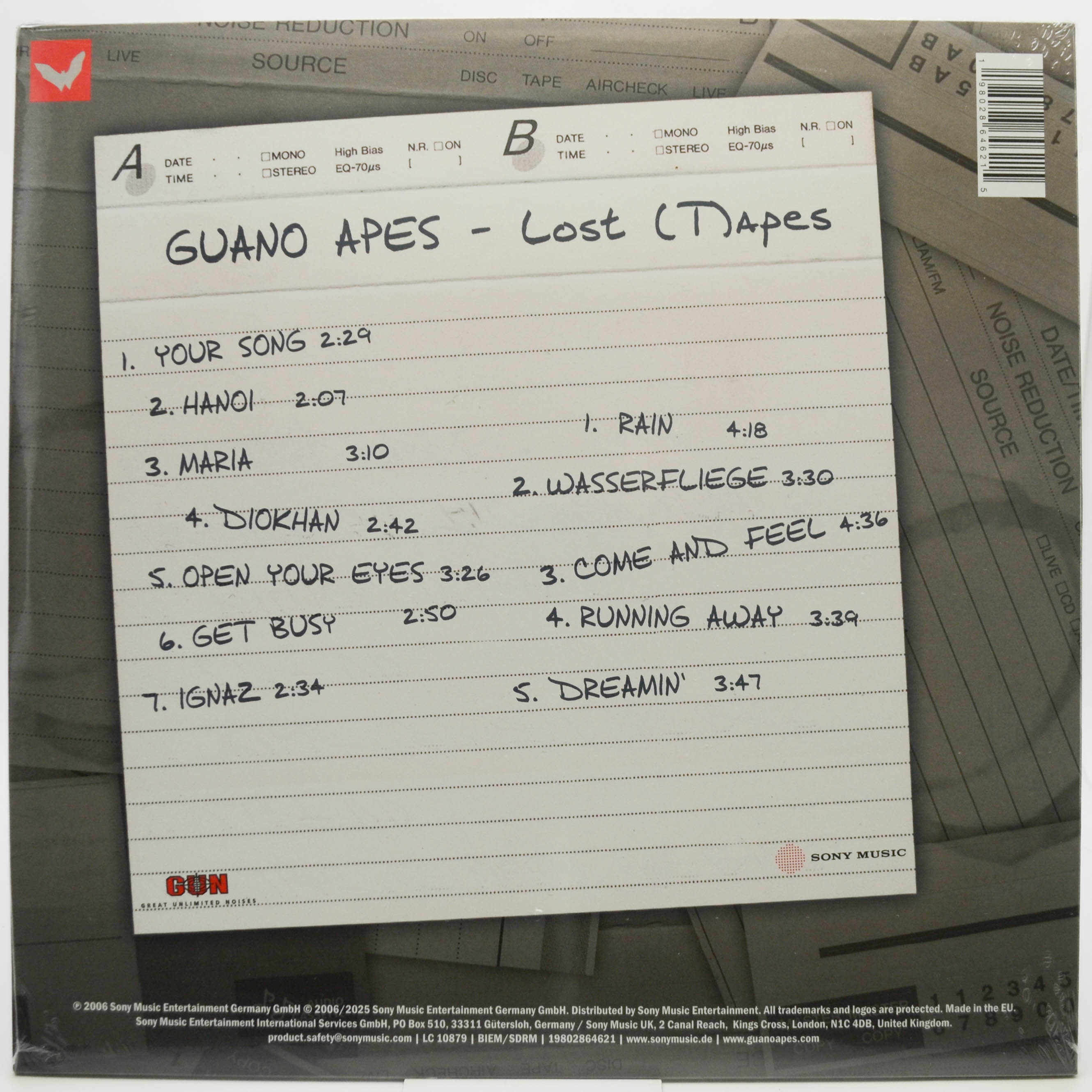 Виниловая пластинка Guano Apes — Lost (T)Apes, 2006