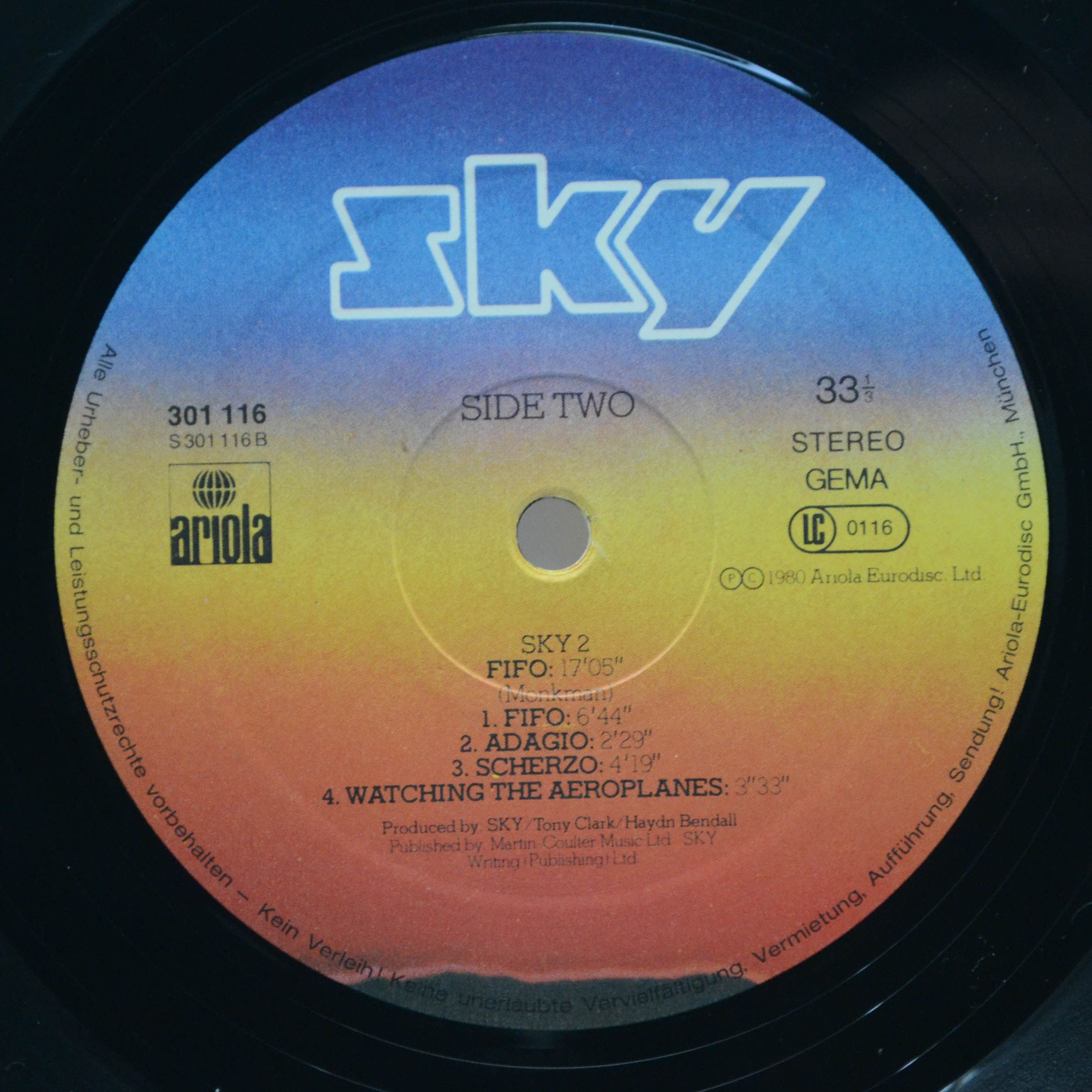 Sky — Sky 2 (2LP), 1980