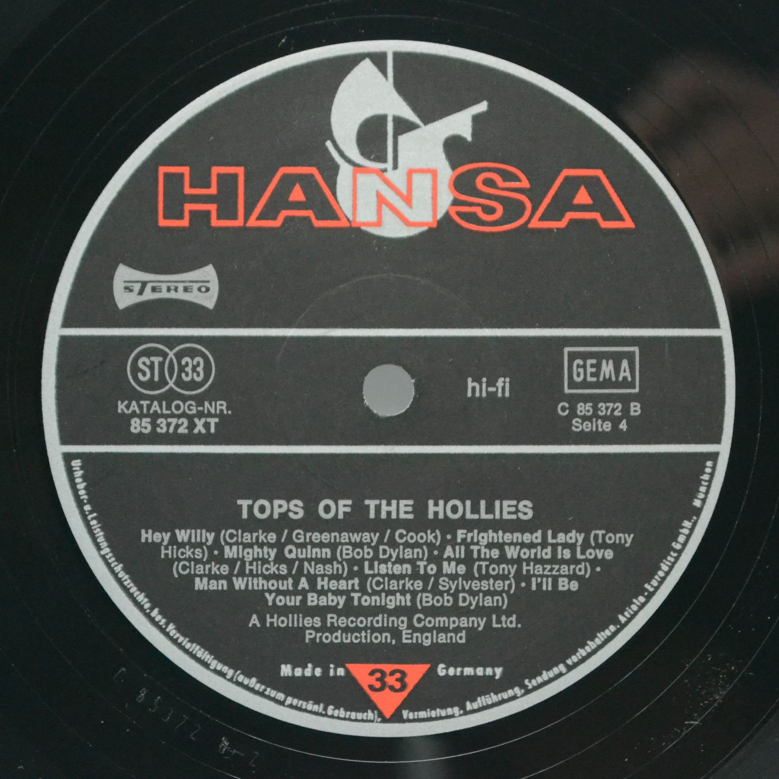 Hollies — Tops Of The Hollies (2LP), 1974