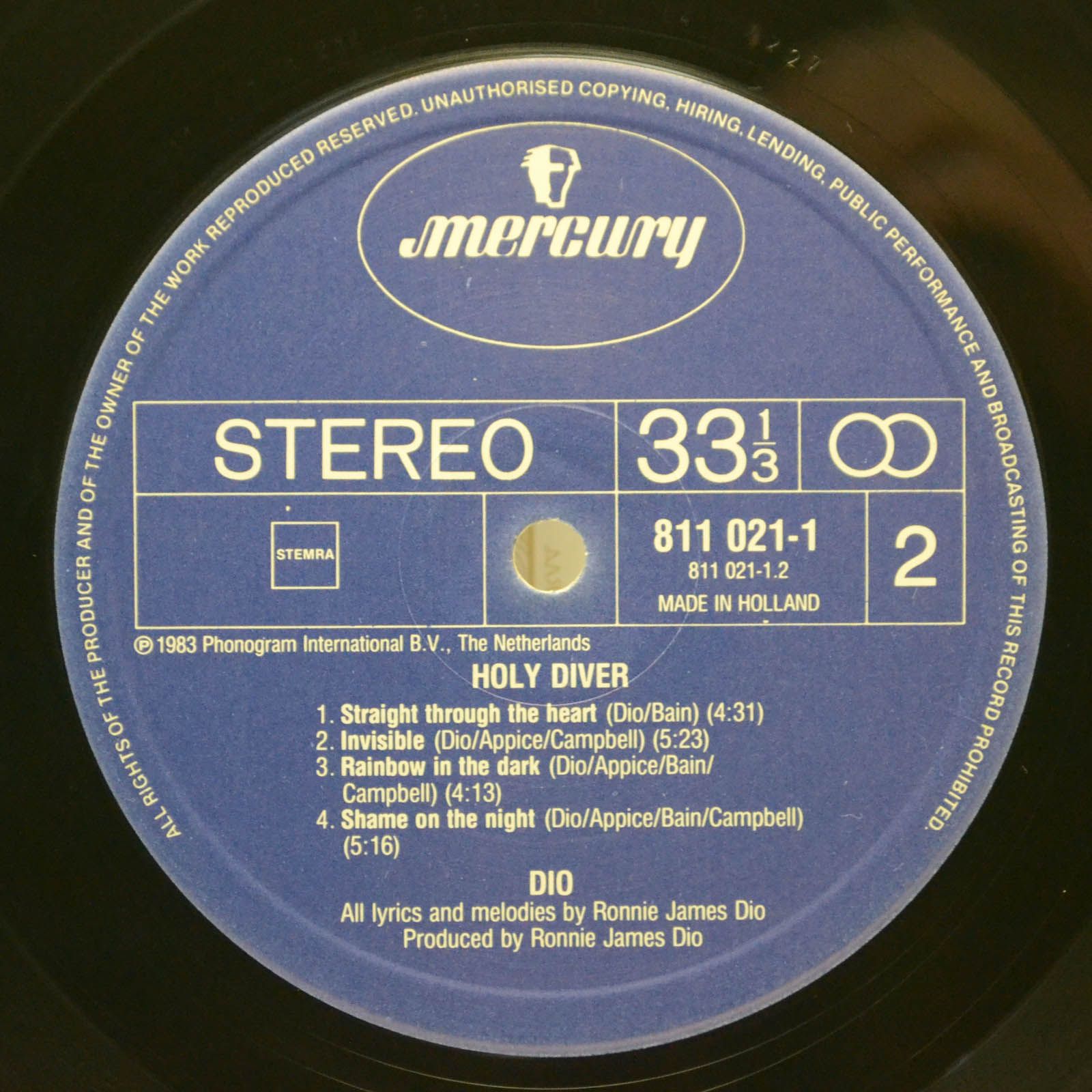 Dio — Holy Diver, 1983