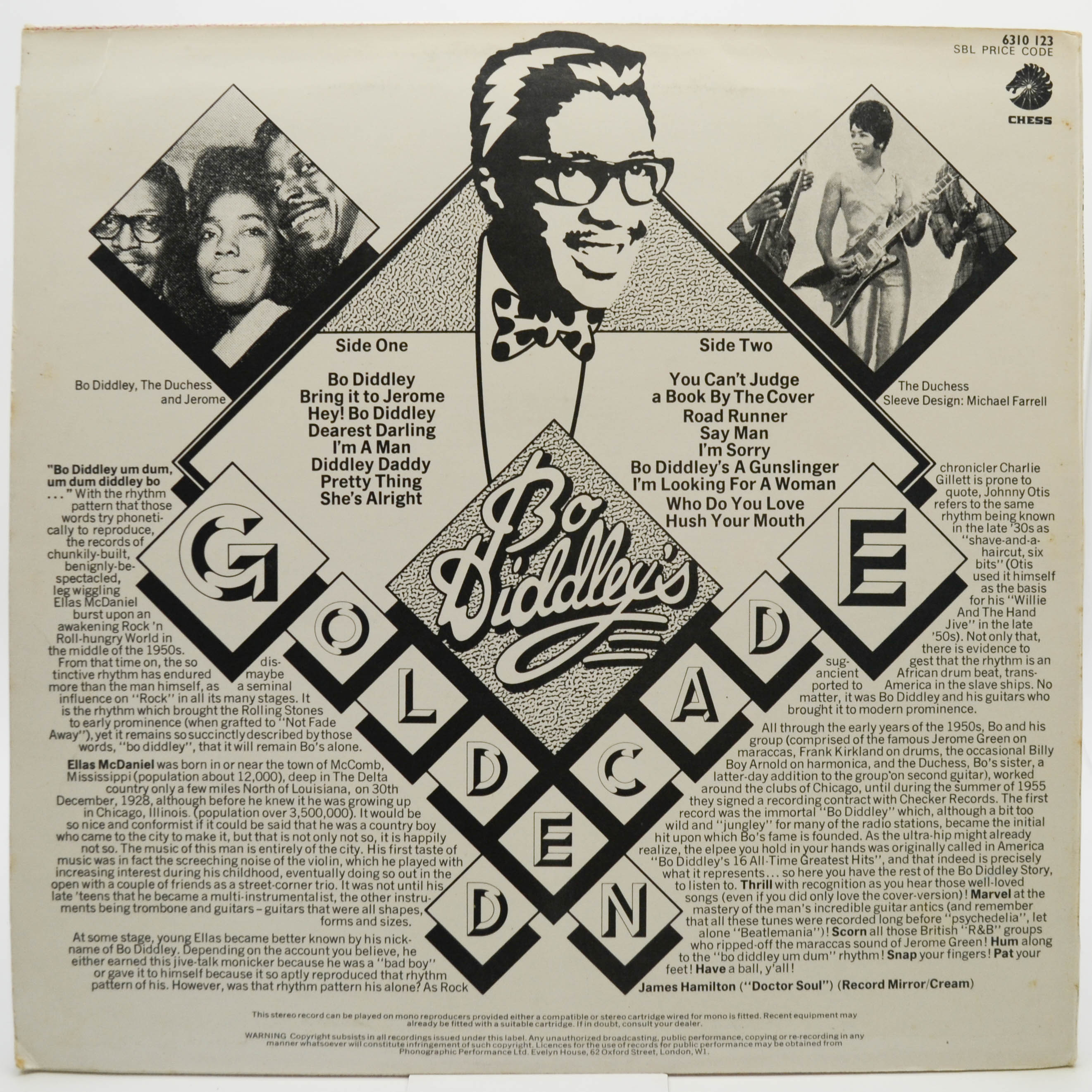 Bo Diddley — Bo Diddley's Golden Decade (UK), 1972