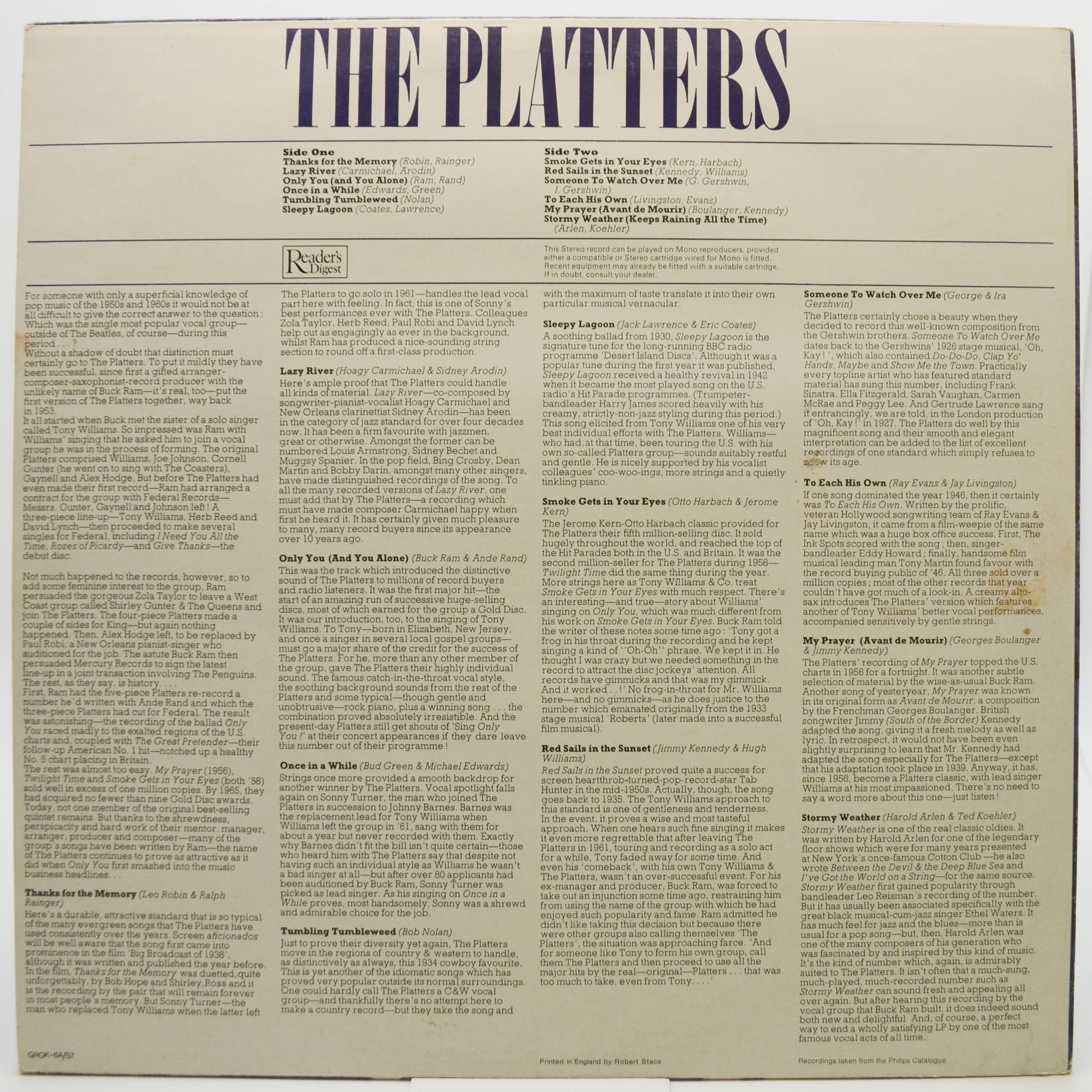 Platters — The Platters, 1976