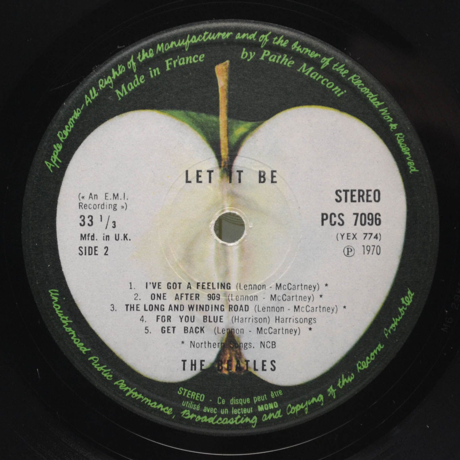 Beatles — Let It Be (UK), 1970