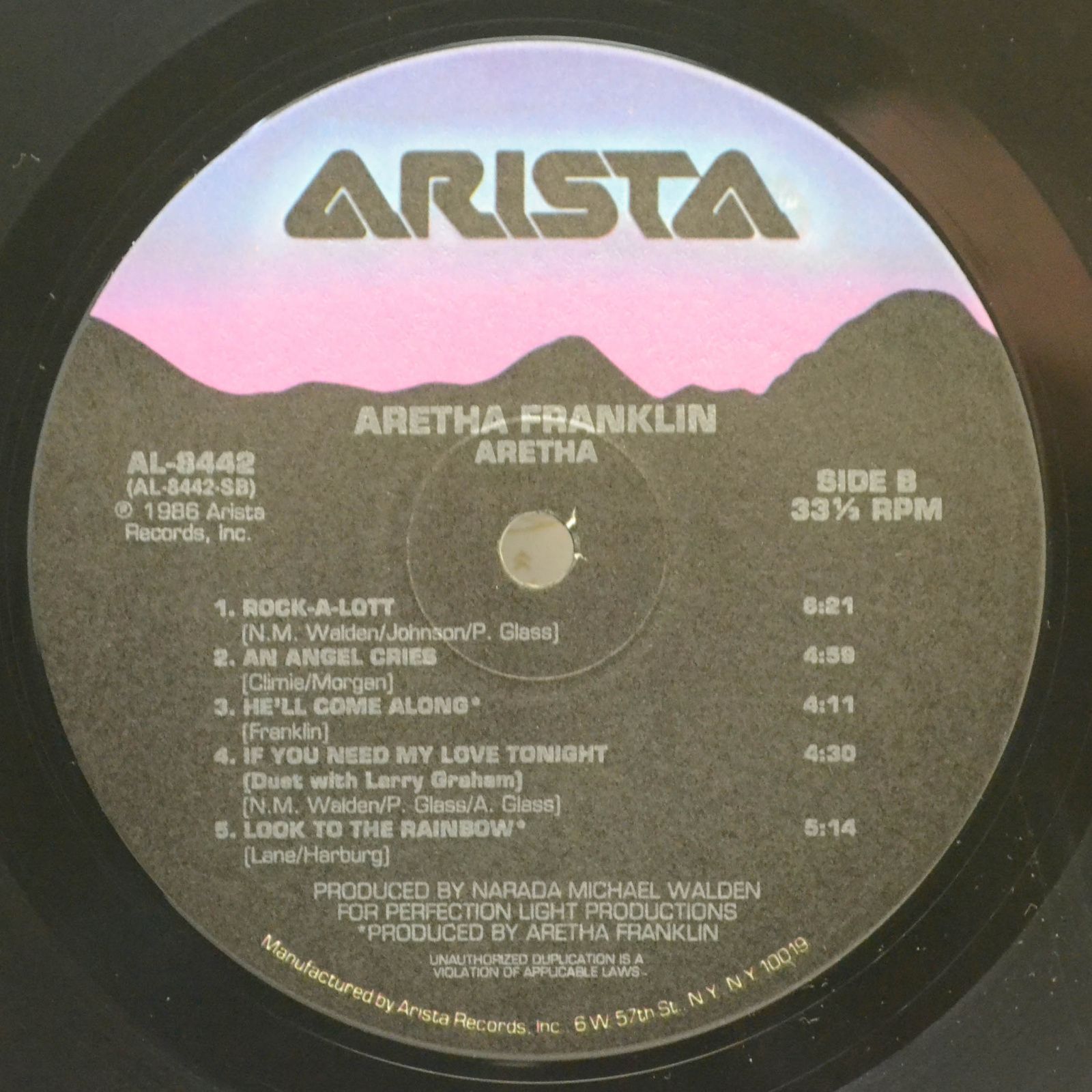 Aretha Franklin — Aretha, 1986