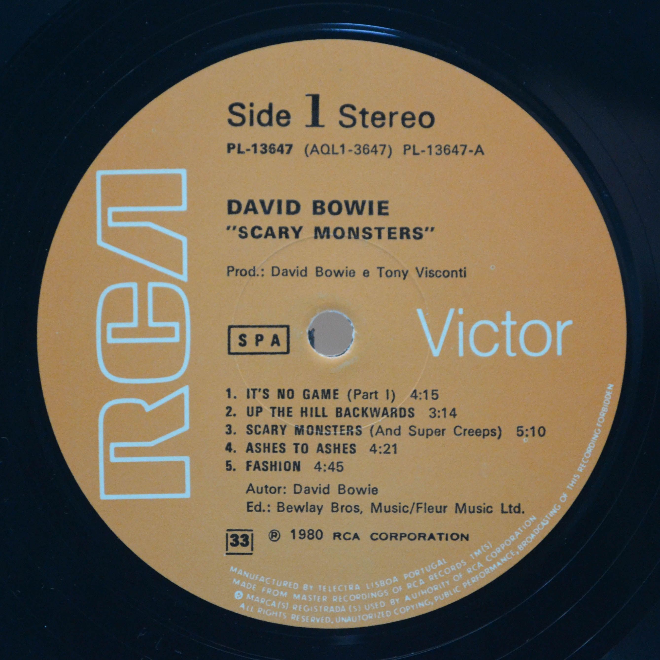 David Bowie — Scary Monsters, 1980