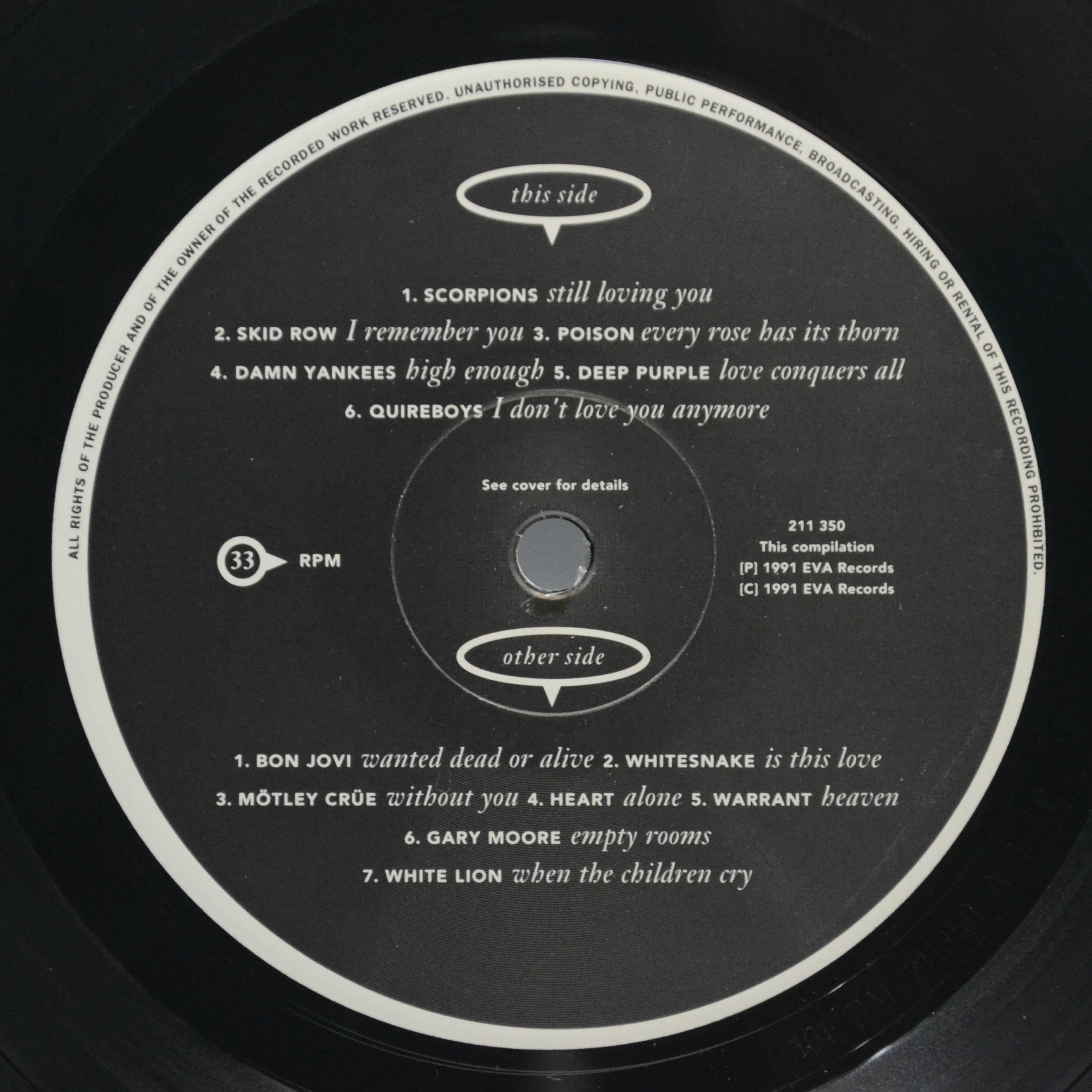 Various — Power Ballads, 1991