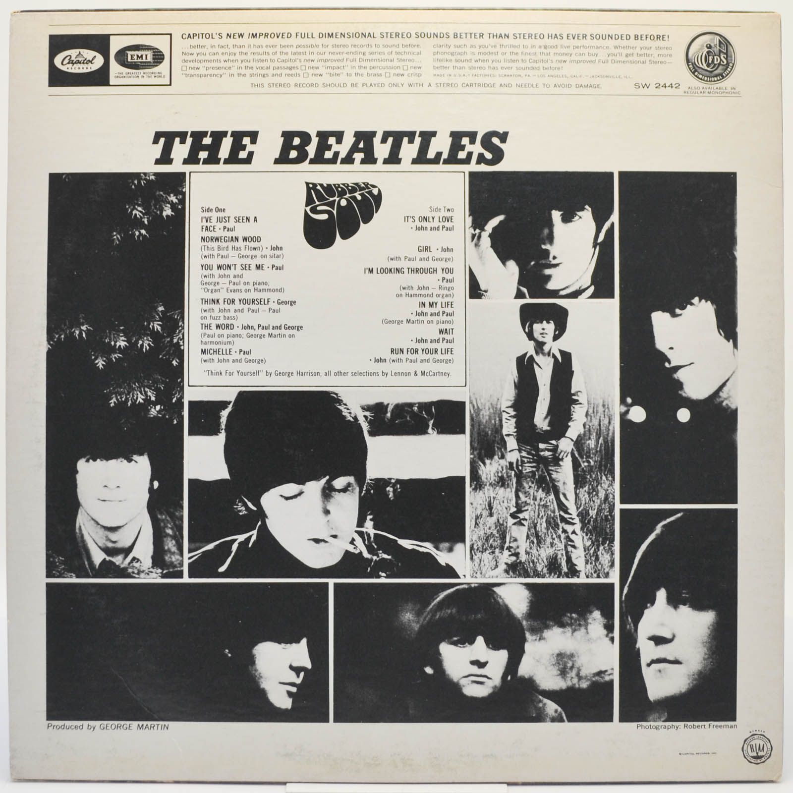 Beatles — Rubber Soul (USA), 1965