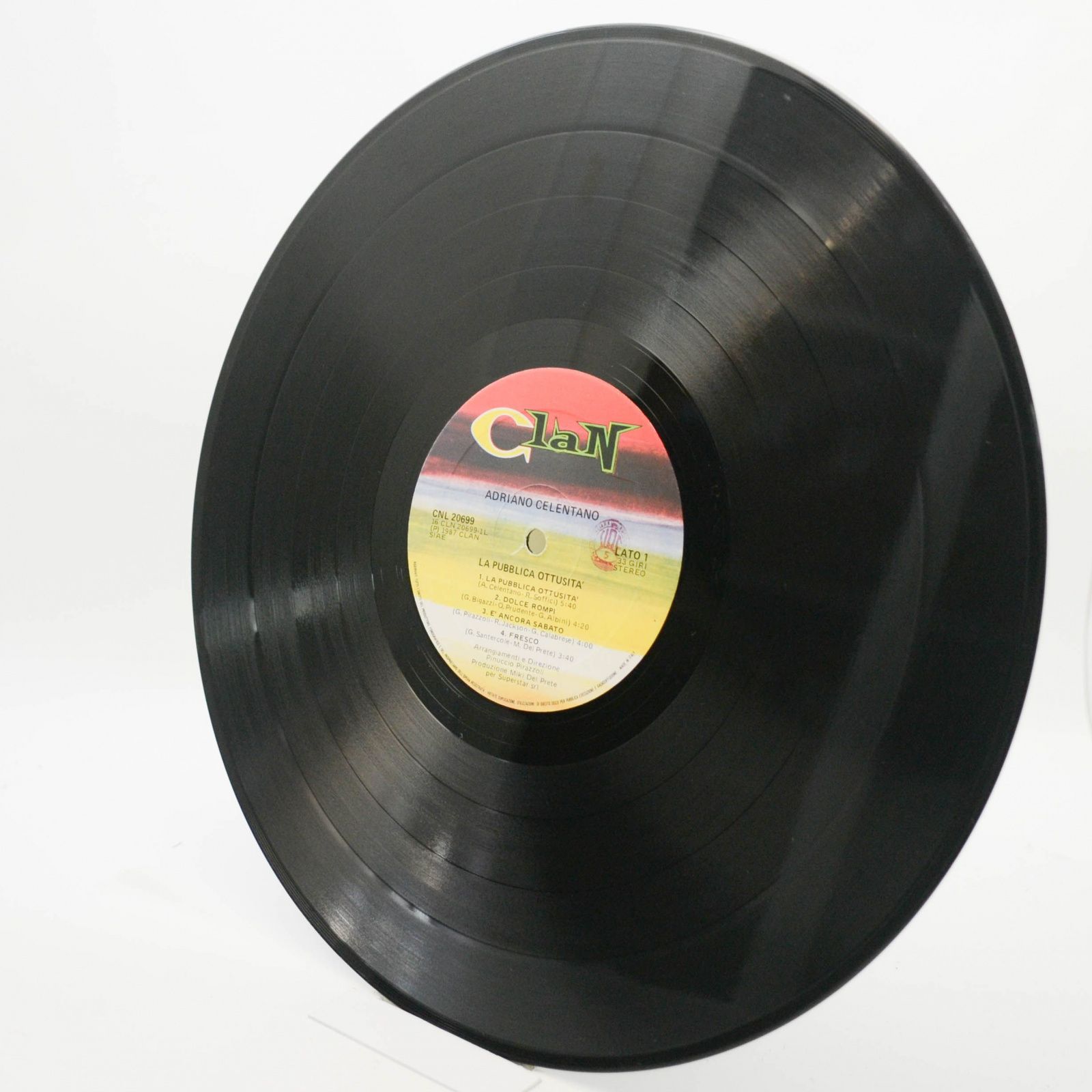 Adriano Celentano — La Pubblica Ottusità (1-st, Italy, Clan), 1987