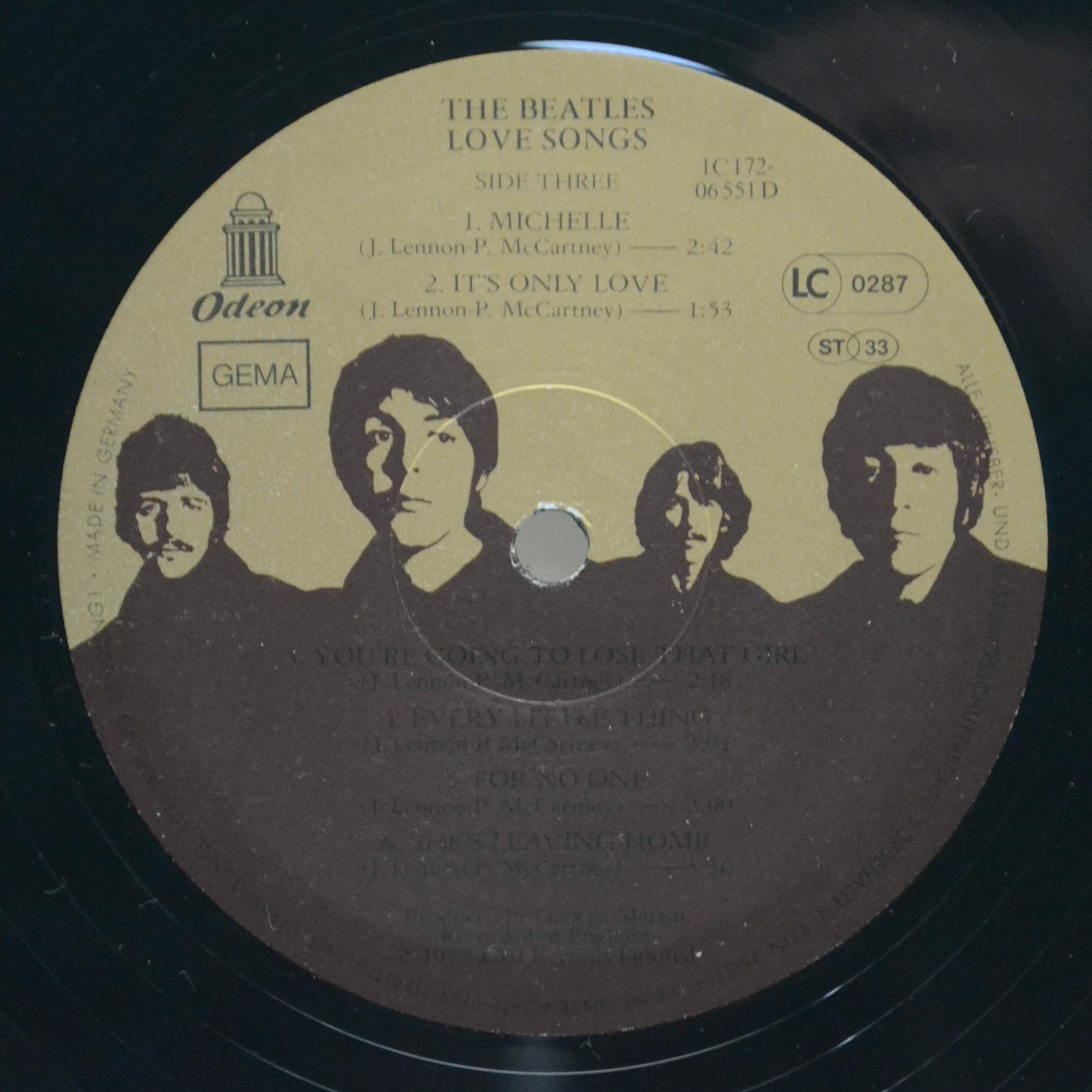 Beatles — Love Songs (2LP), 1977