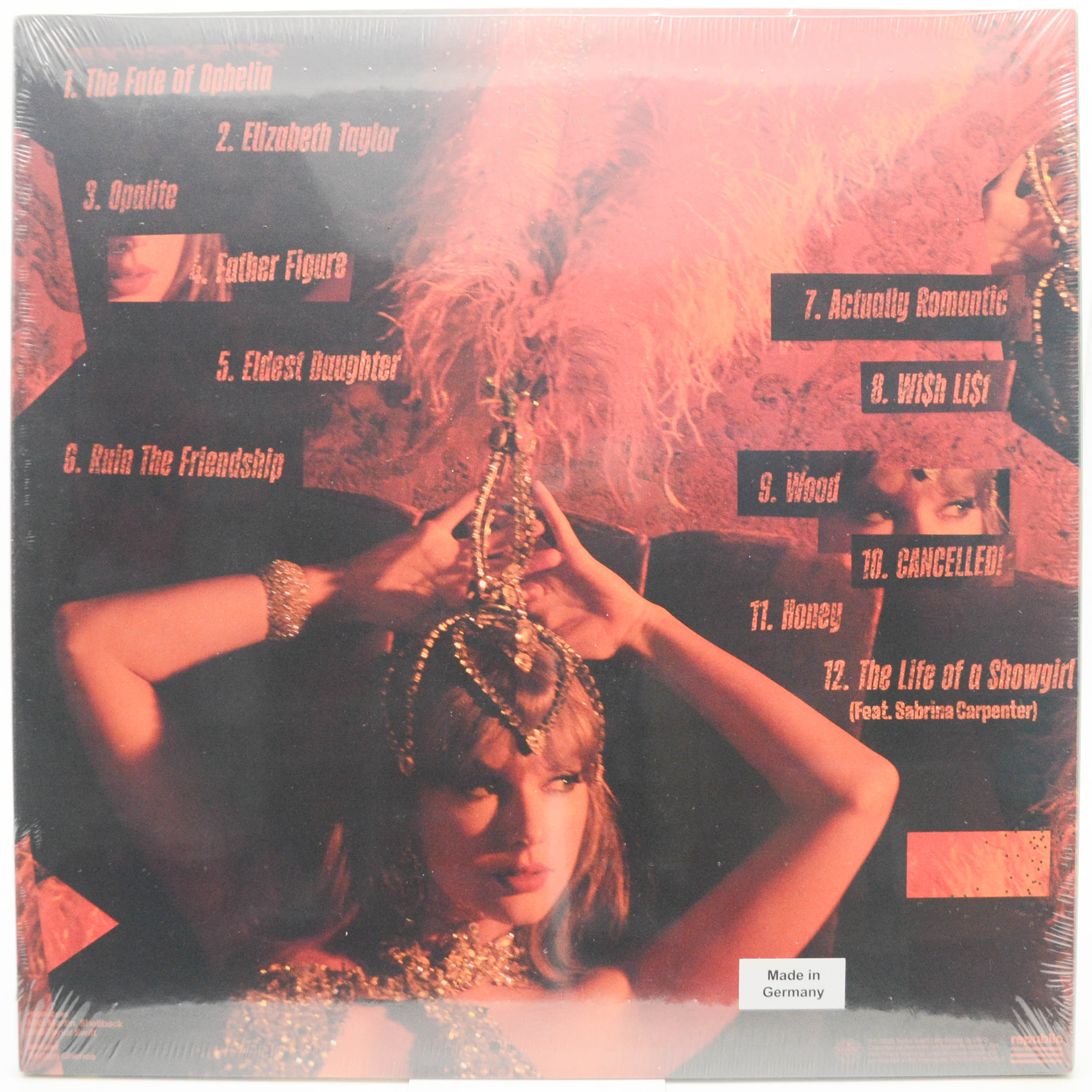 Taylor Swift — The Life Of A Showgirl (2LP), 2025