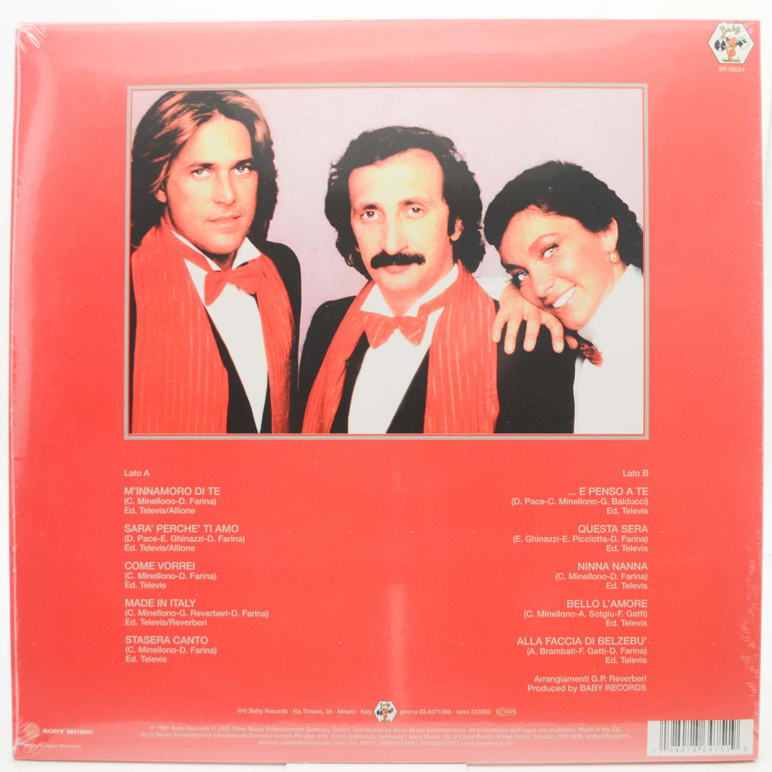 Ricchi E Poveri — E Penso A Te (Italy), 1981