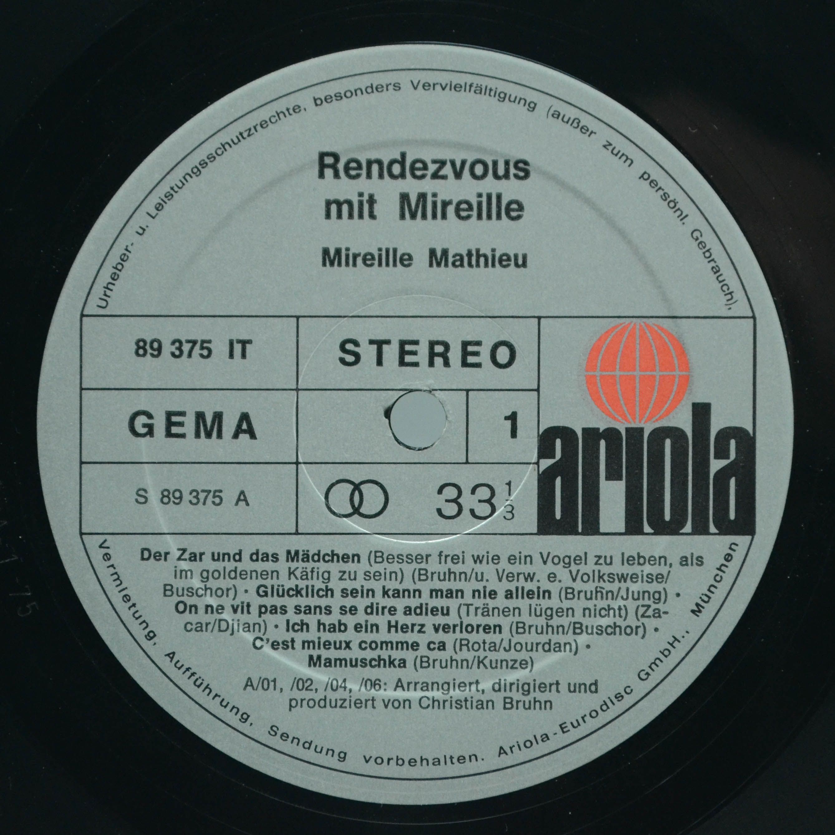 Mireille Mathieu — Rendezvous Mit Mireille, 1975