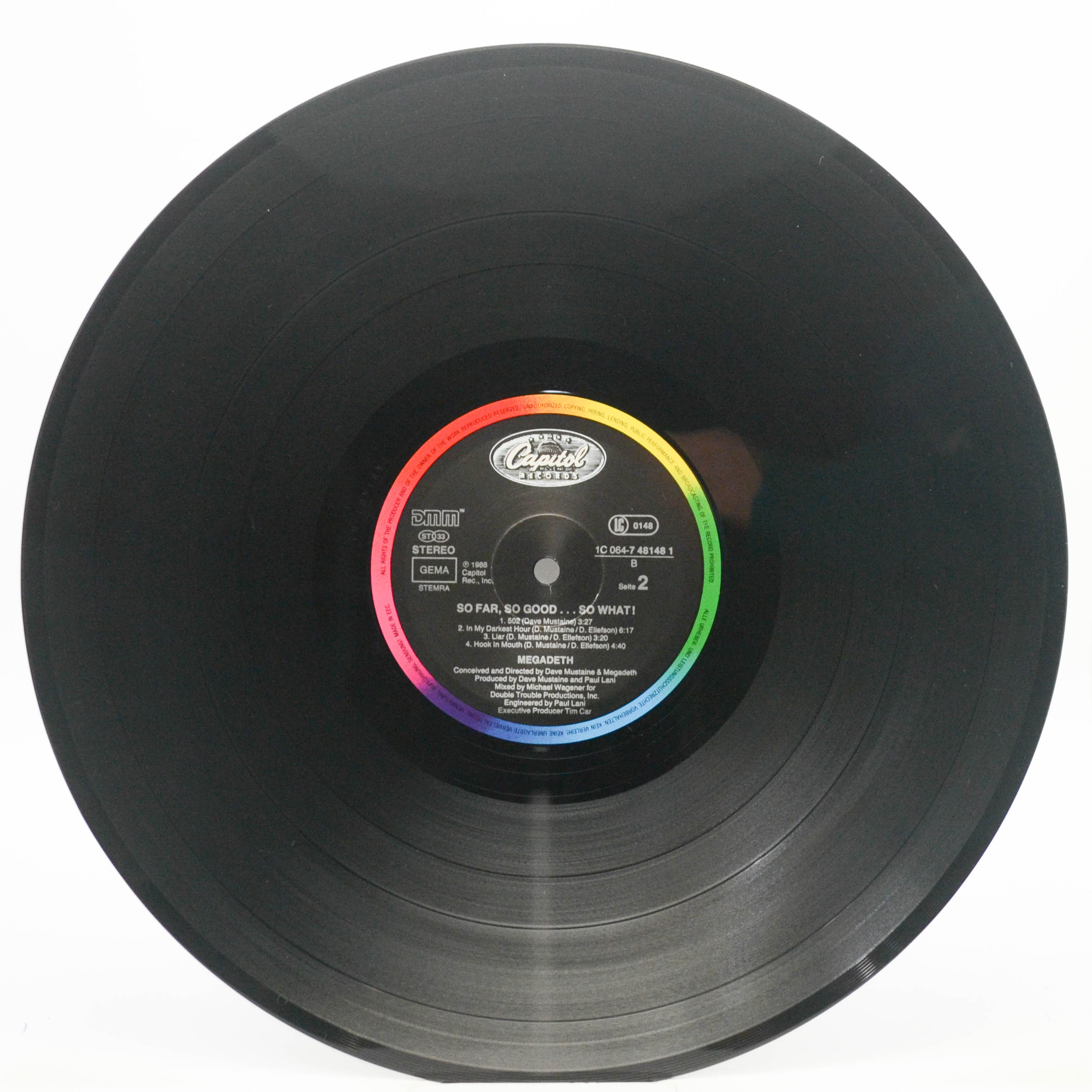 Megadeth — So Far, So Good... So What!, 1988