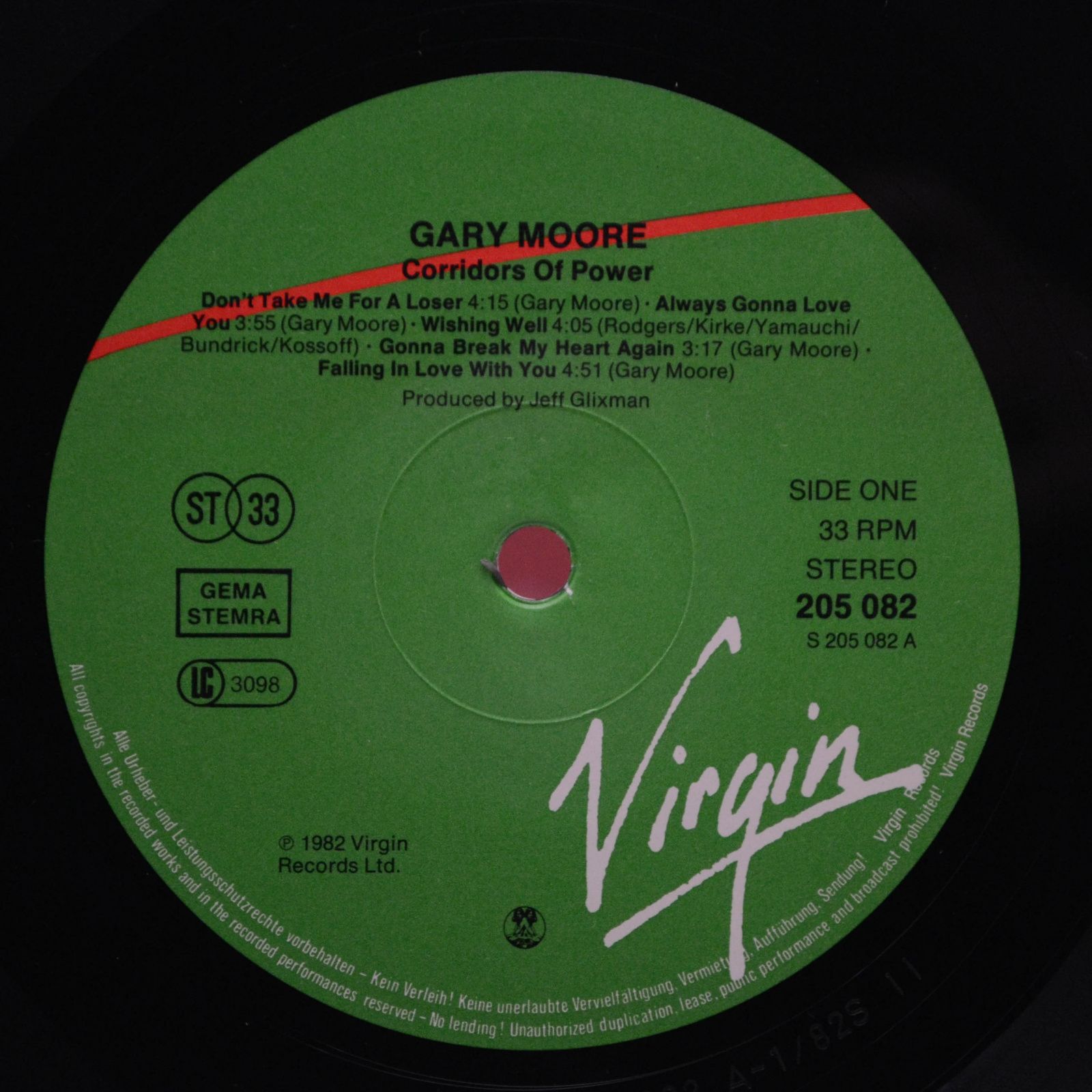 Gary Moore — Corridors Of Power, 1982