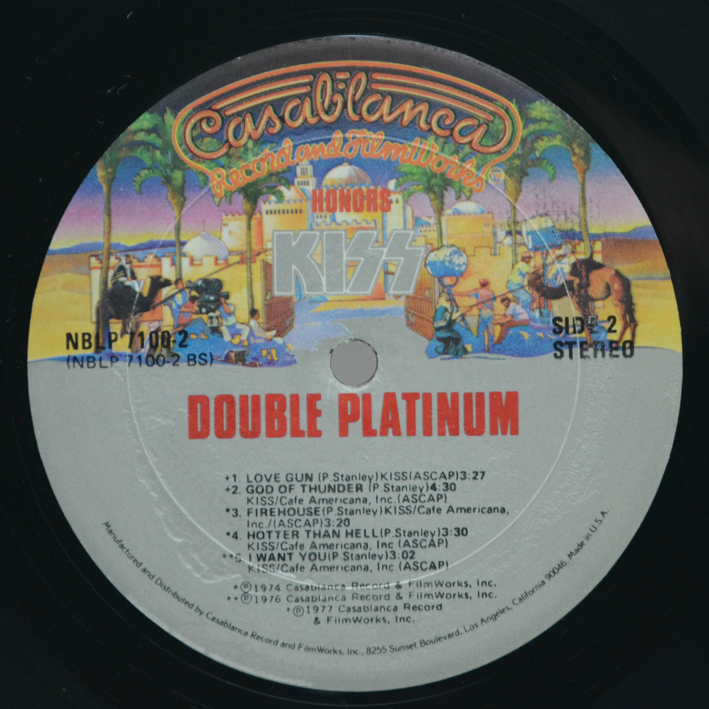 Виниловая пластинка Kiss — Double Platinum (2LP, 1-st, USA), 1978