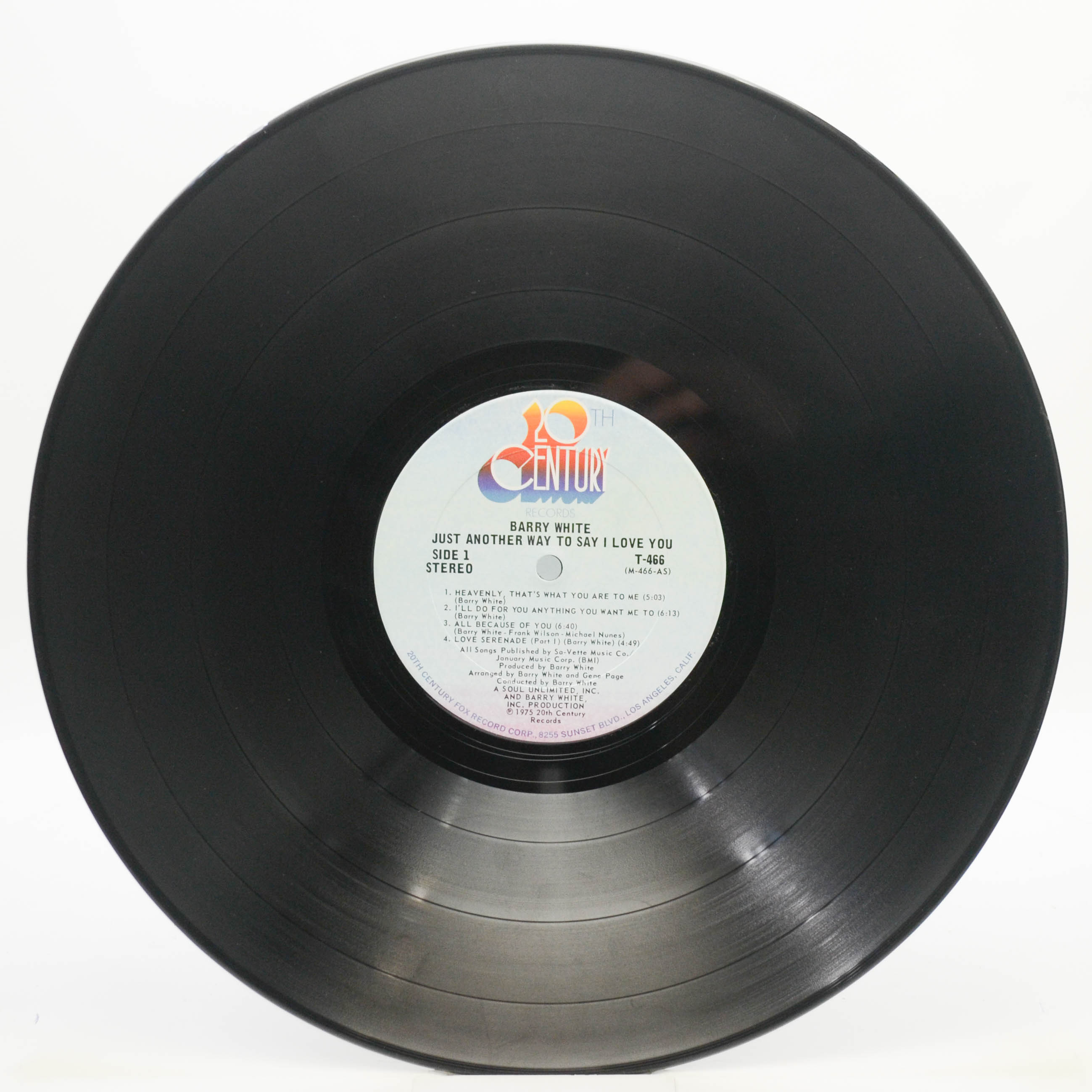 Barry White — Just Another Way To Say I Love You (1-st, USA), 1975