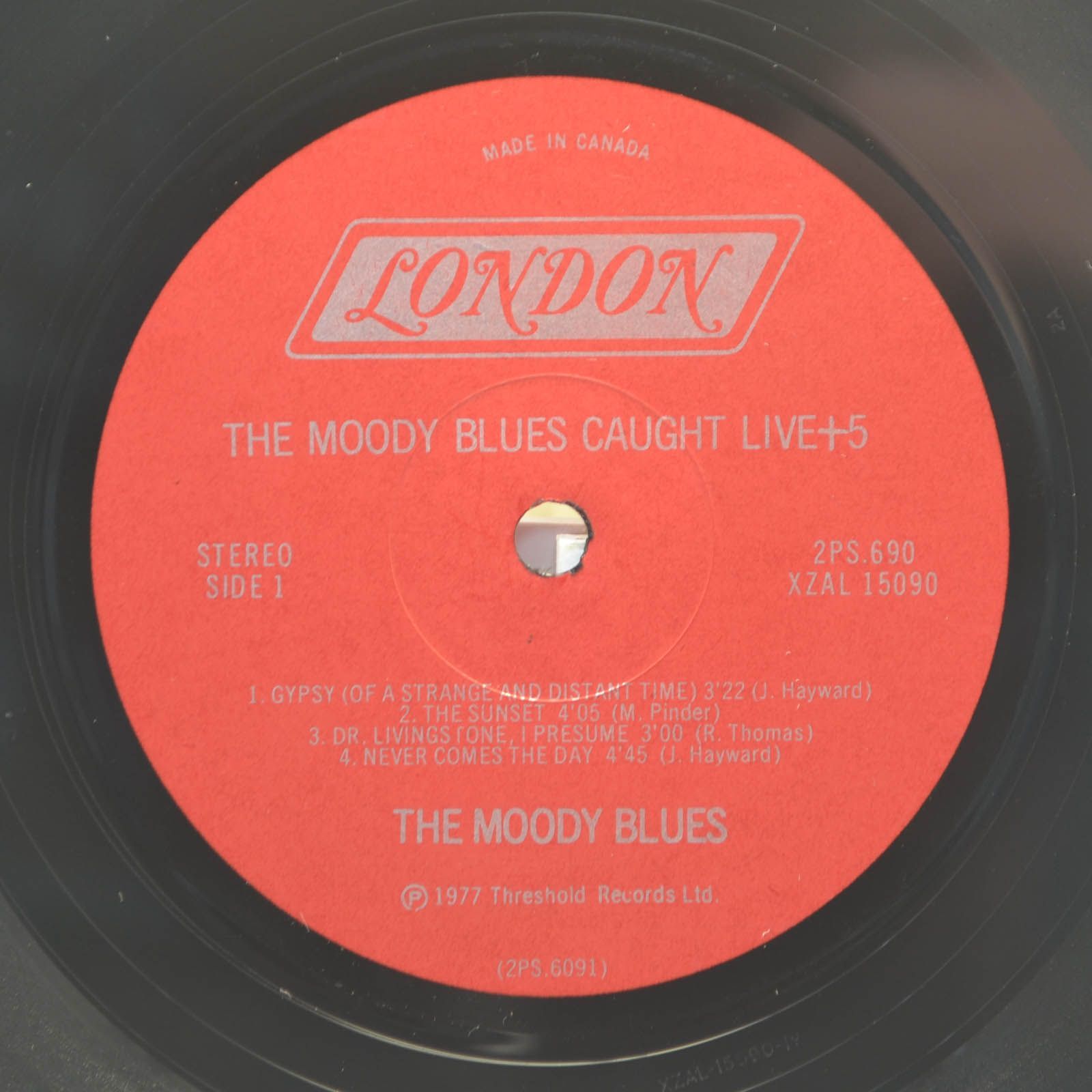 Moody Blues — Caught Live +5 (2LP), 1977