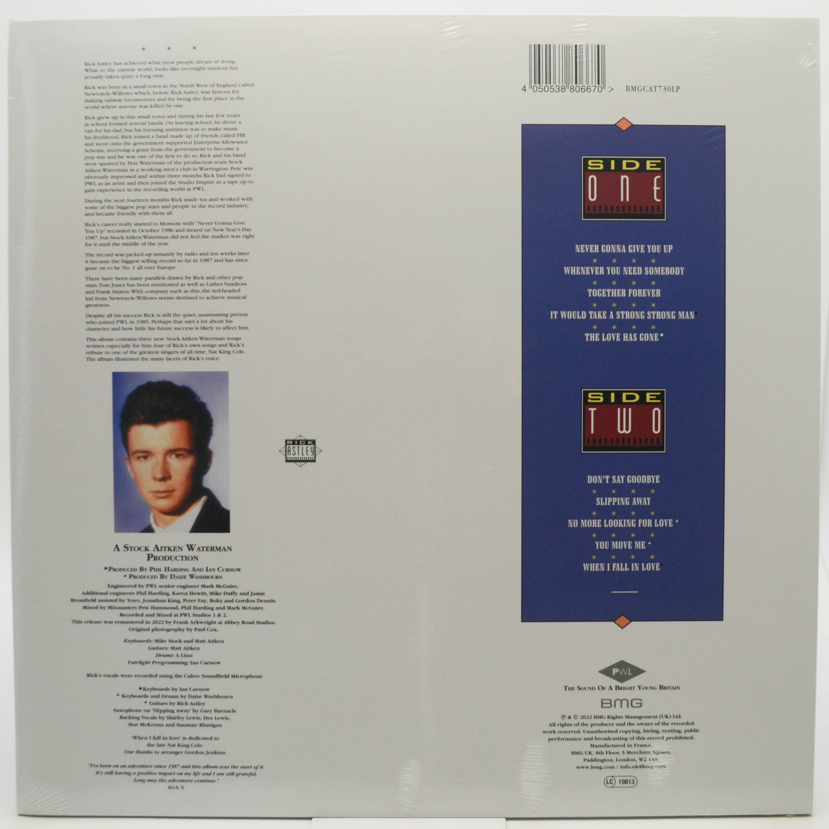 Rick Astley — Whenever You Need Somebody, 1987
