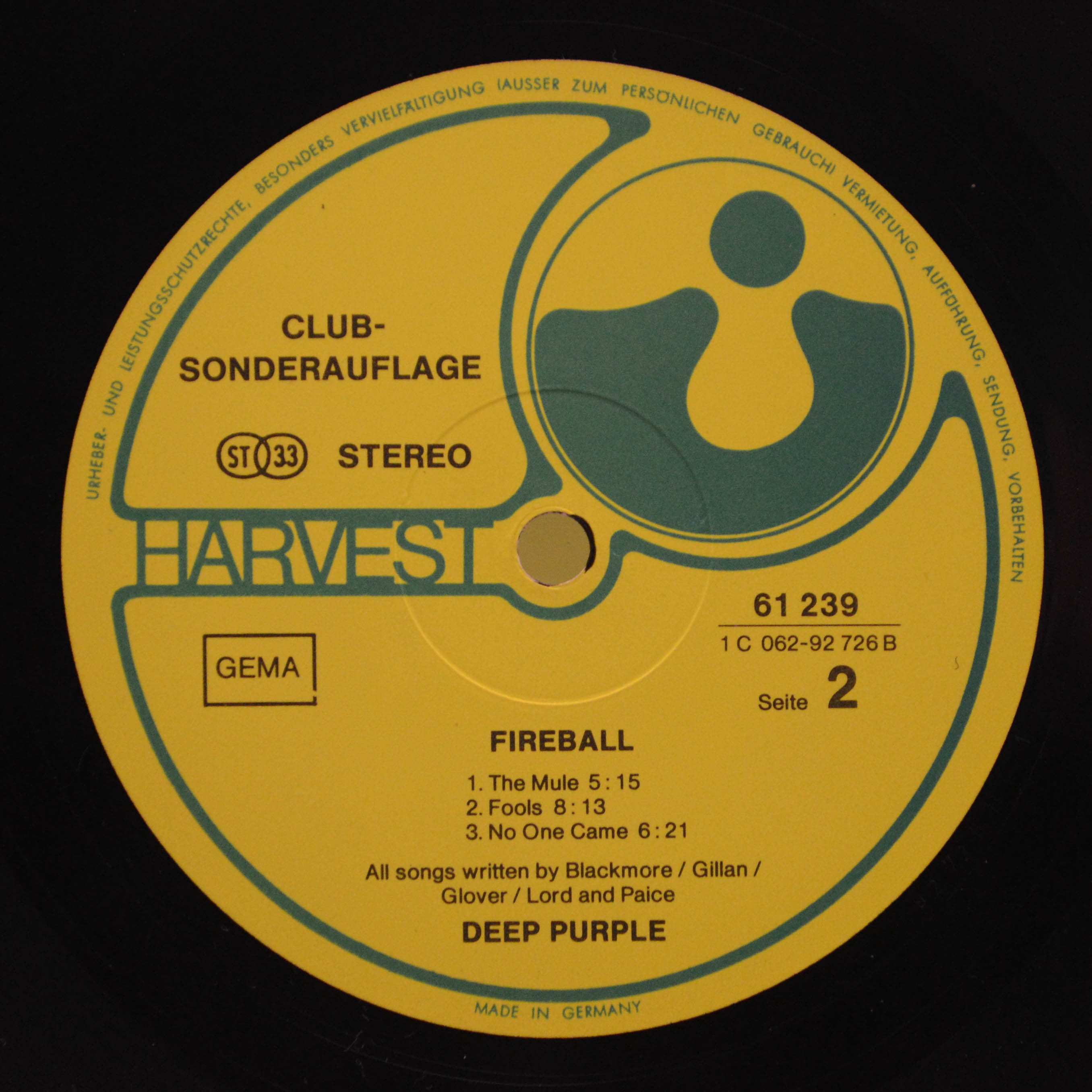 Deep Purple — Fireball, 1972