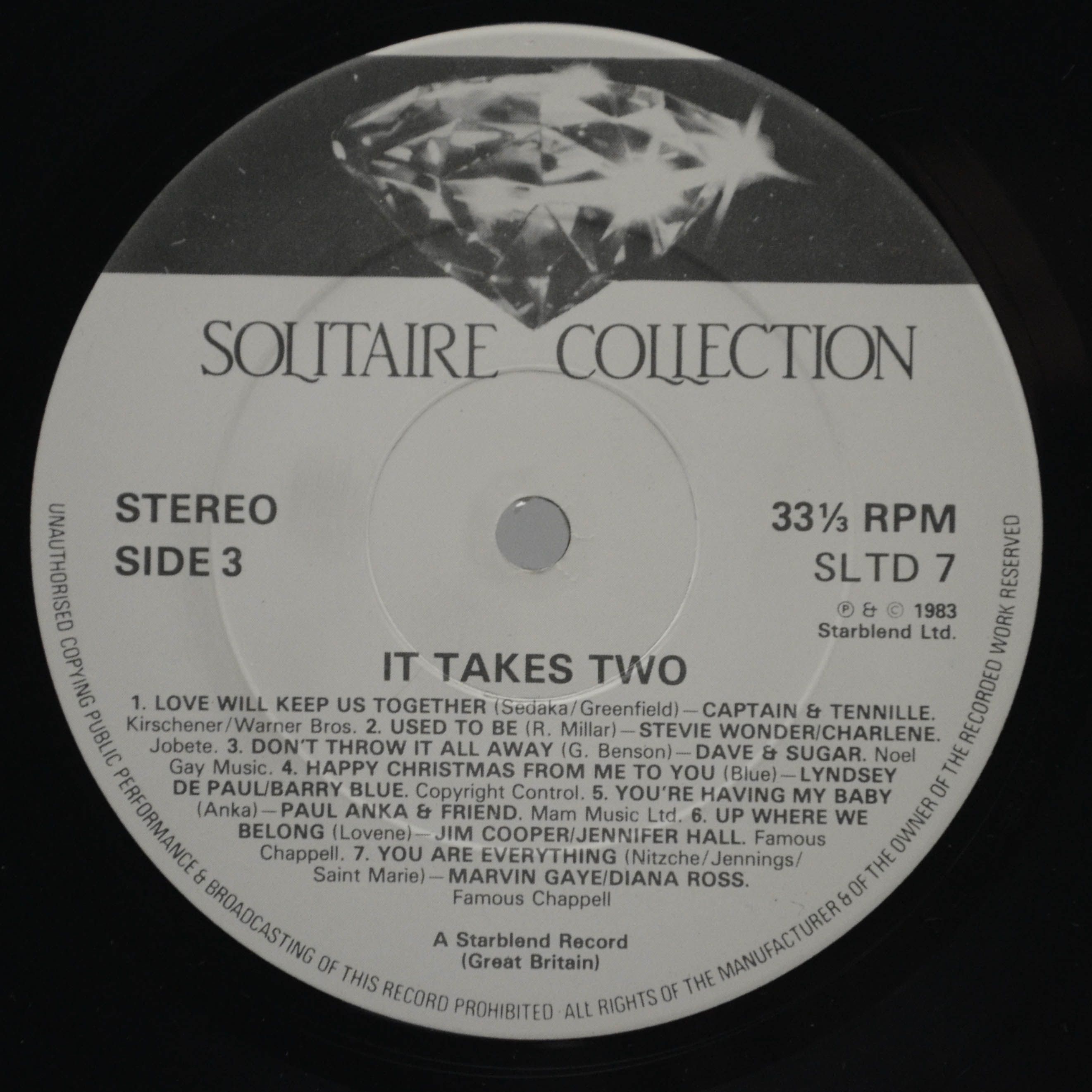 Various — It Takes Two (28 Songs Of Love For Two) (2LP, UK), 1983