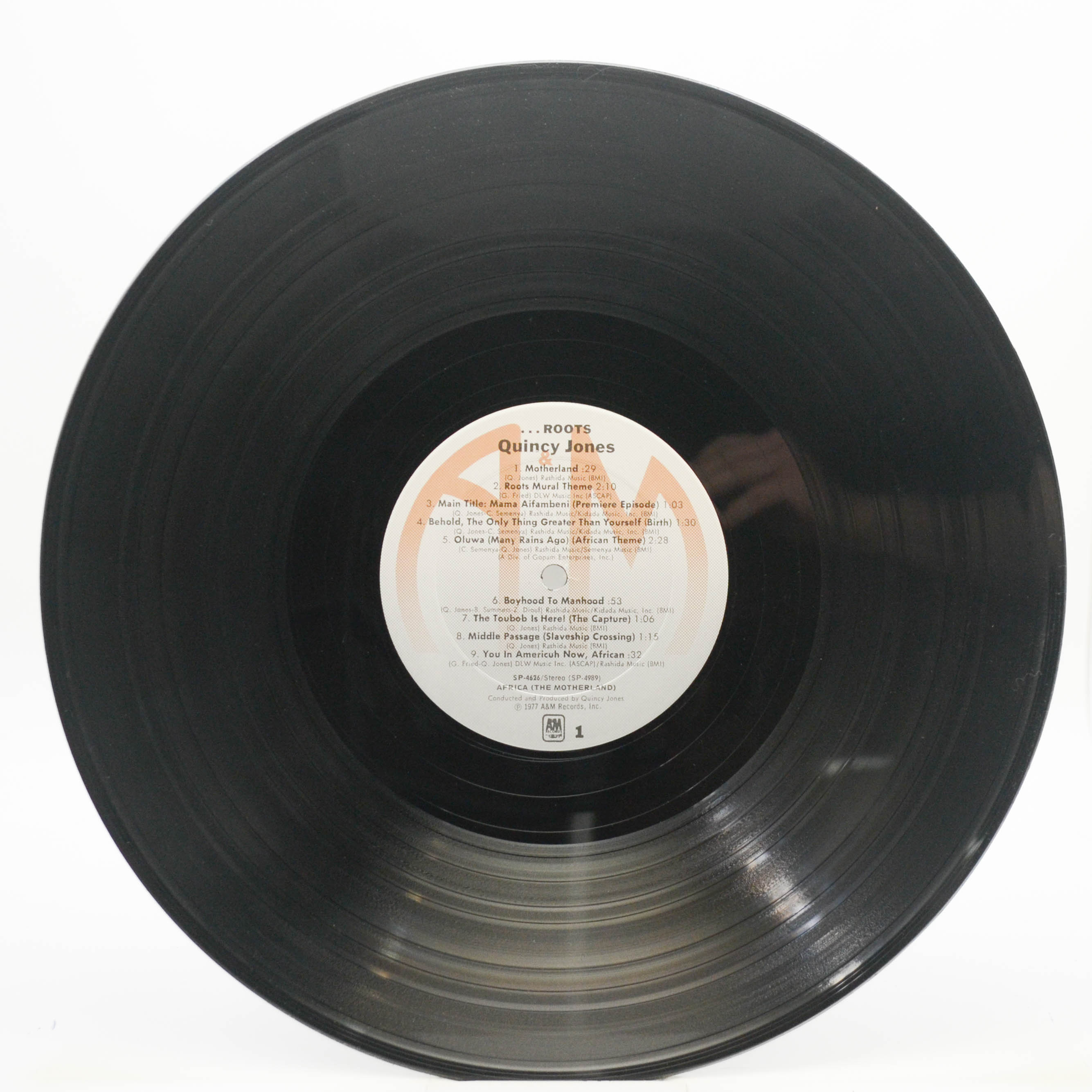 Виниловая пластинка Quincy Jones — Roots (The Saga Of An American Family) (1-st, USA, poster), 1977