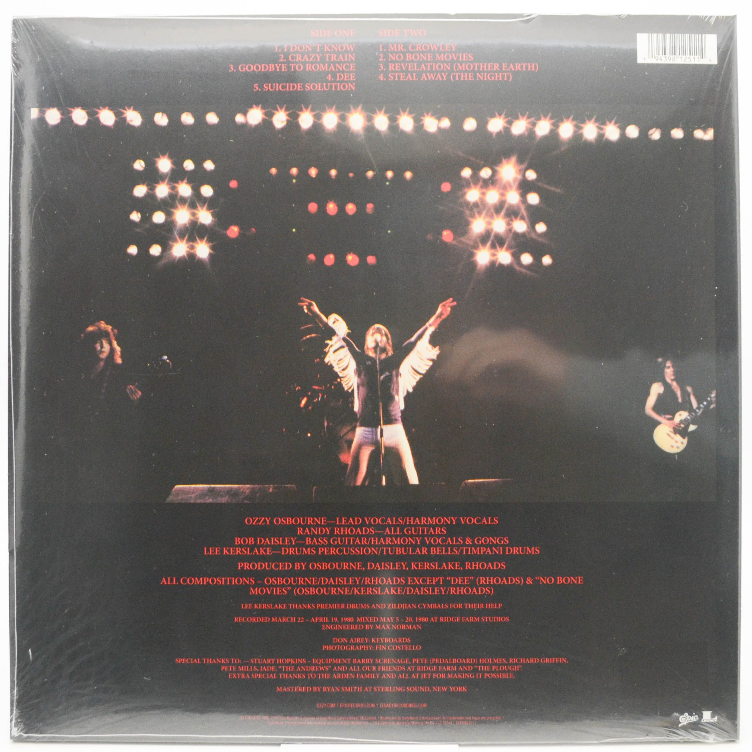 Ozzy Osbourne — Blizzard Of Ozz, 1980