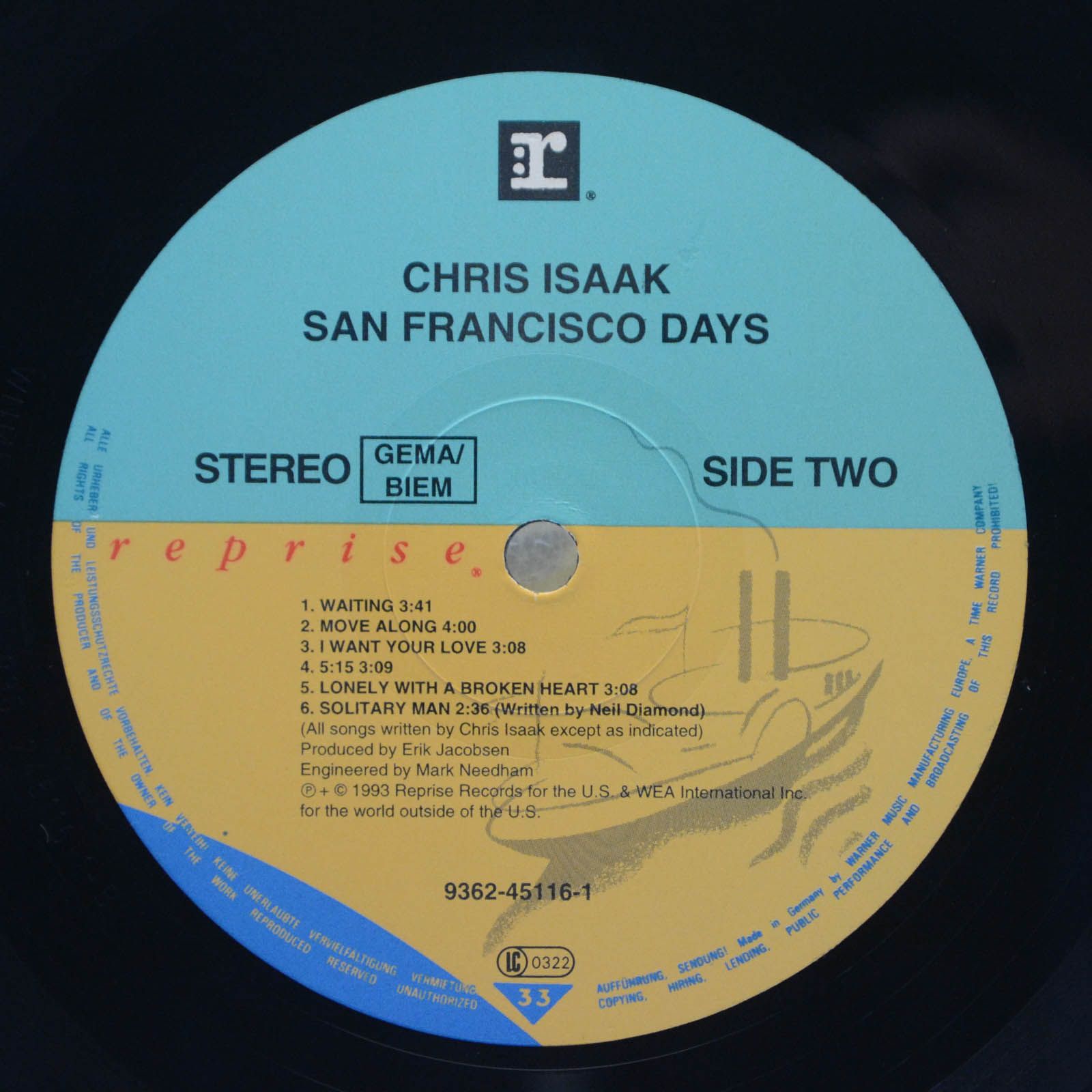 Chris Isaak — San Francisco Days, 1993