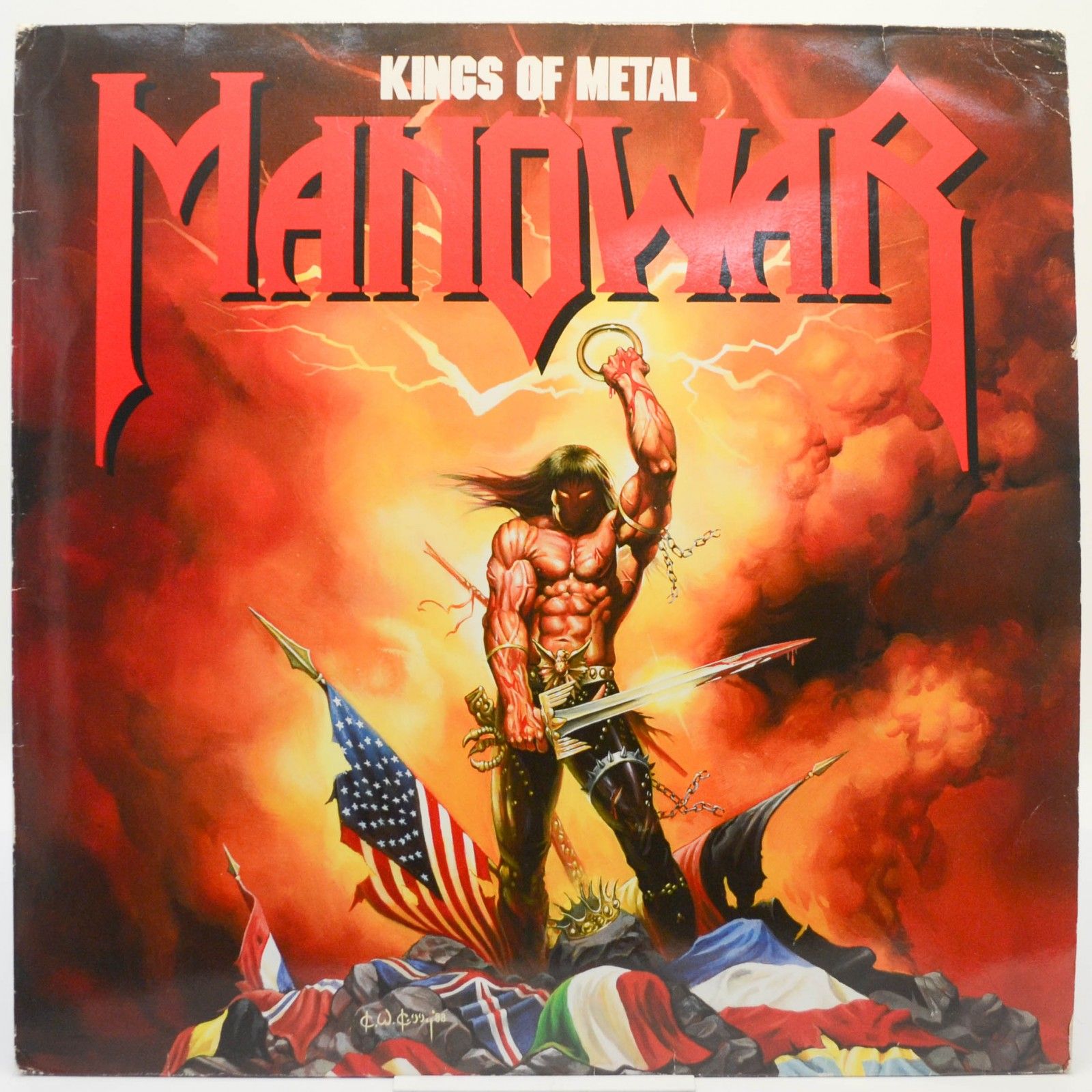 Manowar — Kings Of Metal (Poster), 1988