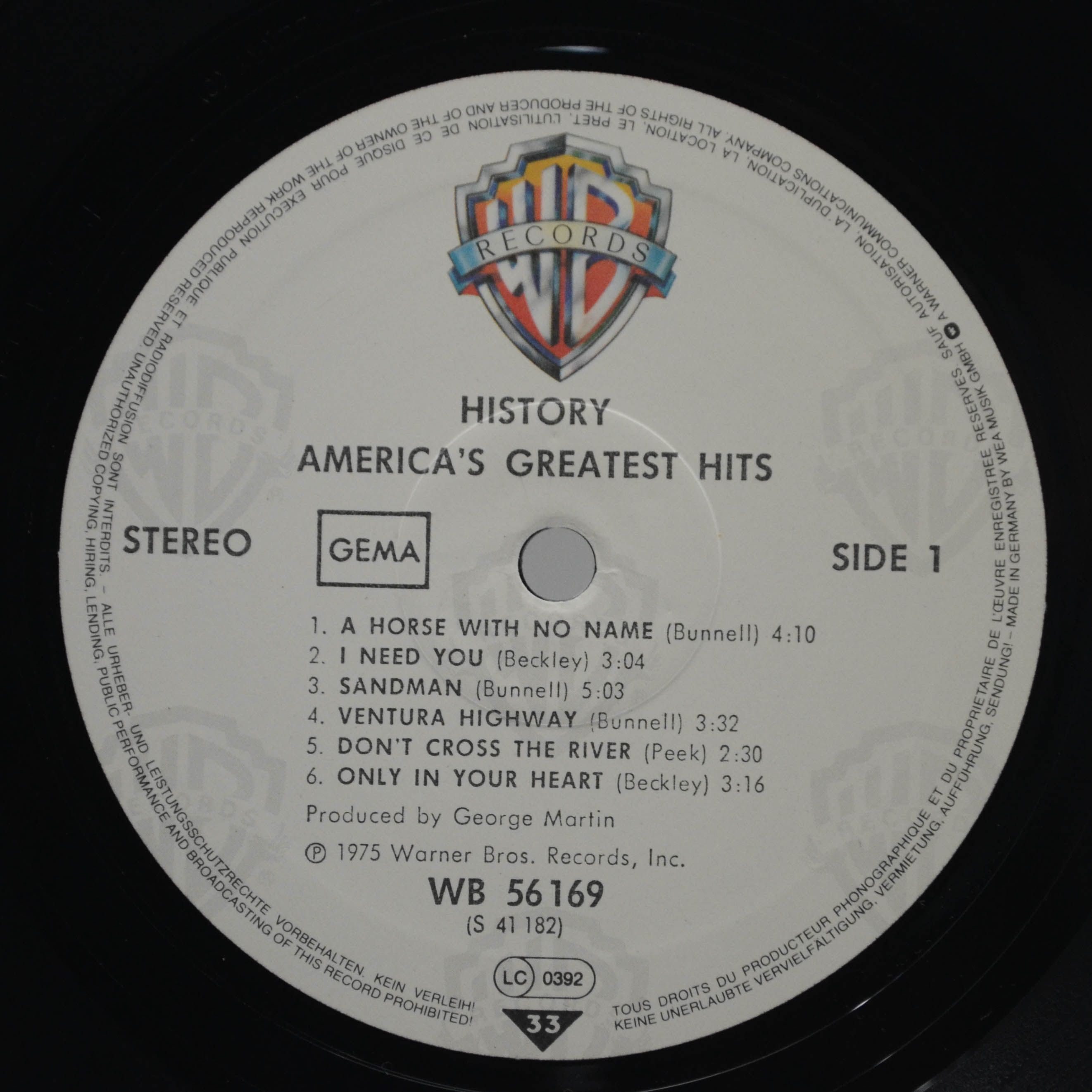 America — History · America's Greatest Hits, 1975