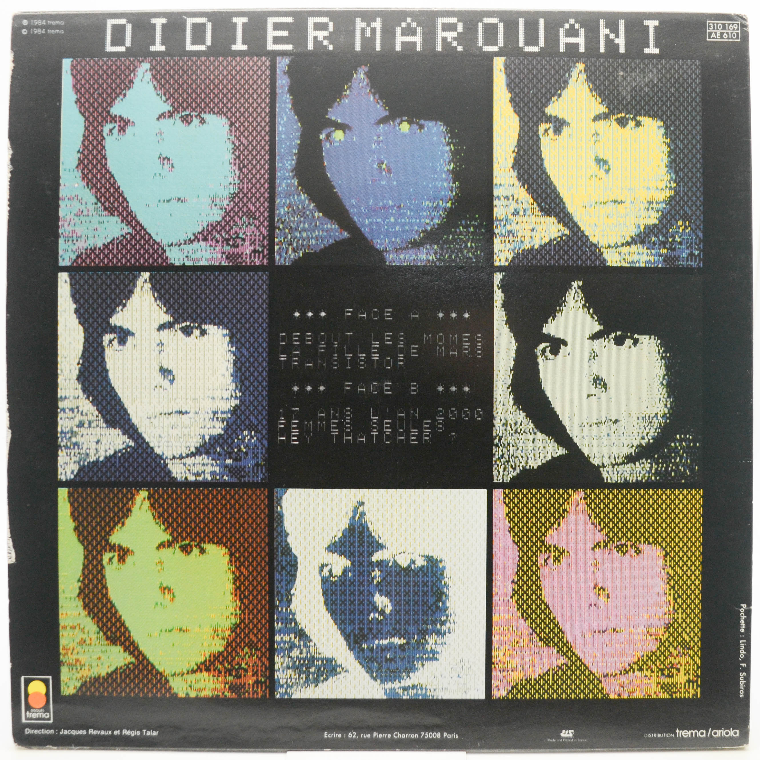 Didier Marouani — Années Laser (1-st, France), 1984