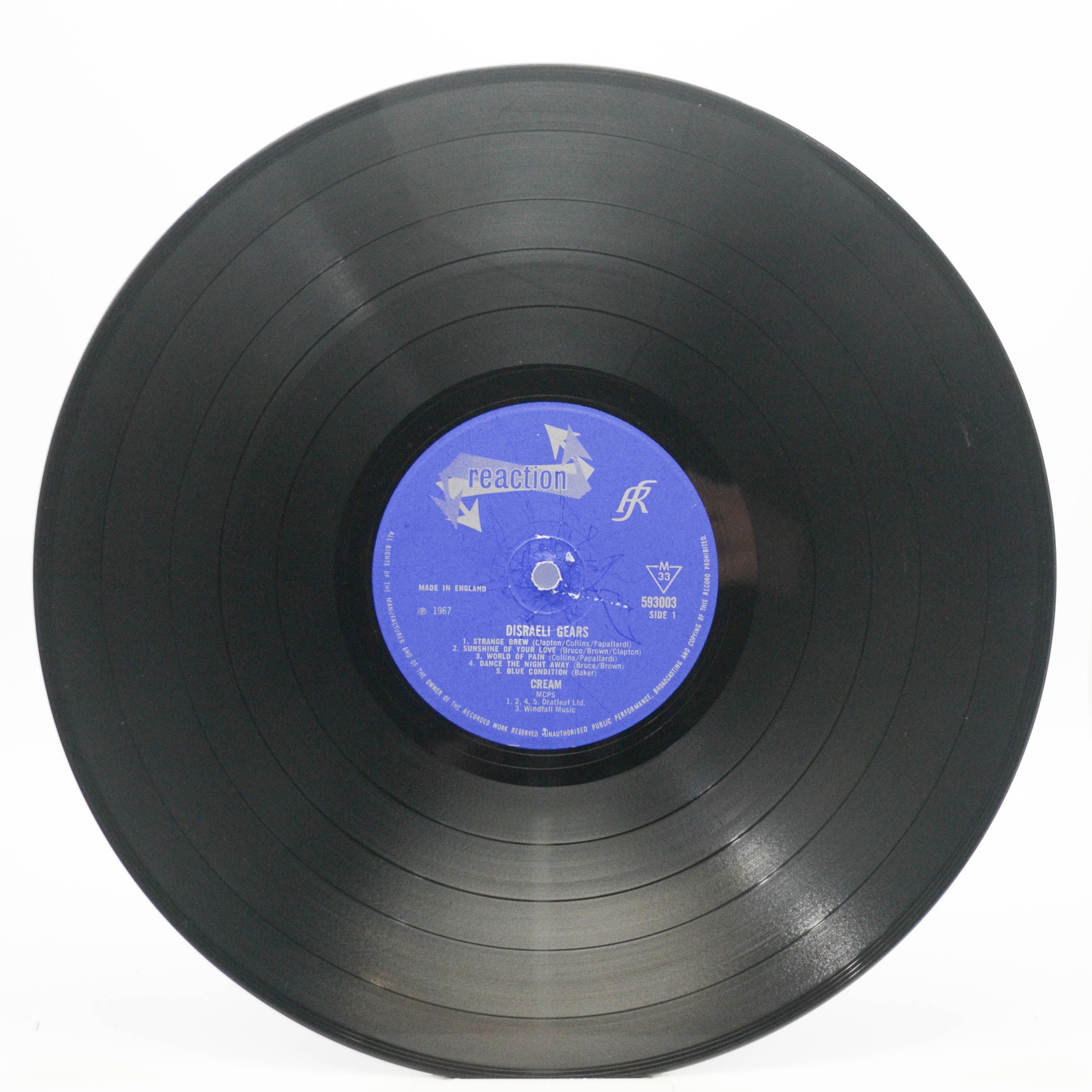 Cream — Disraeli Gears (1-st, UK), 1967
