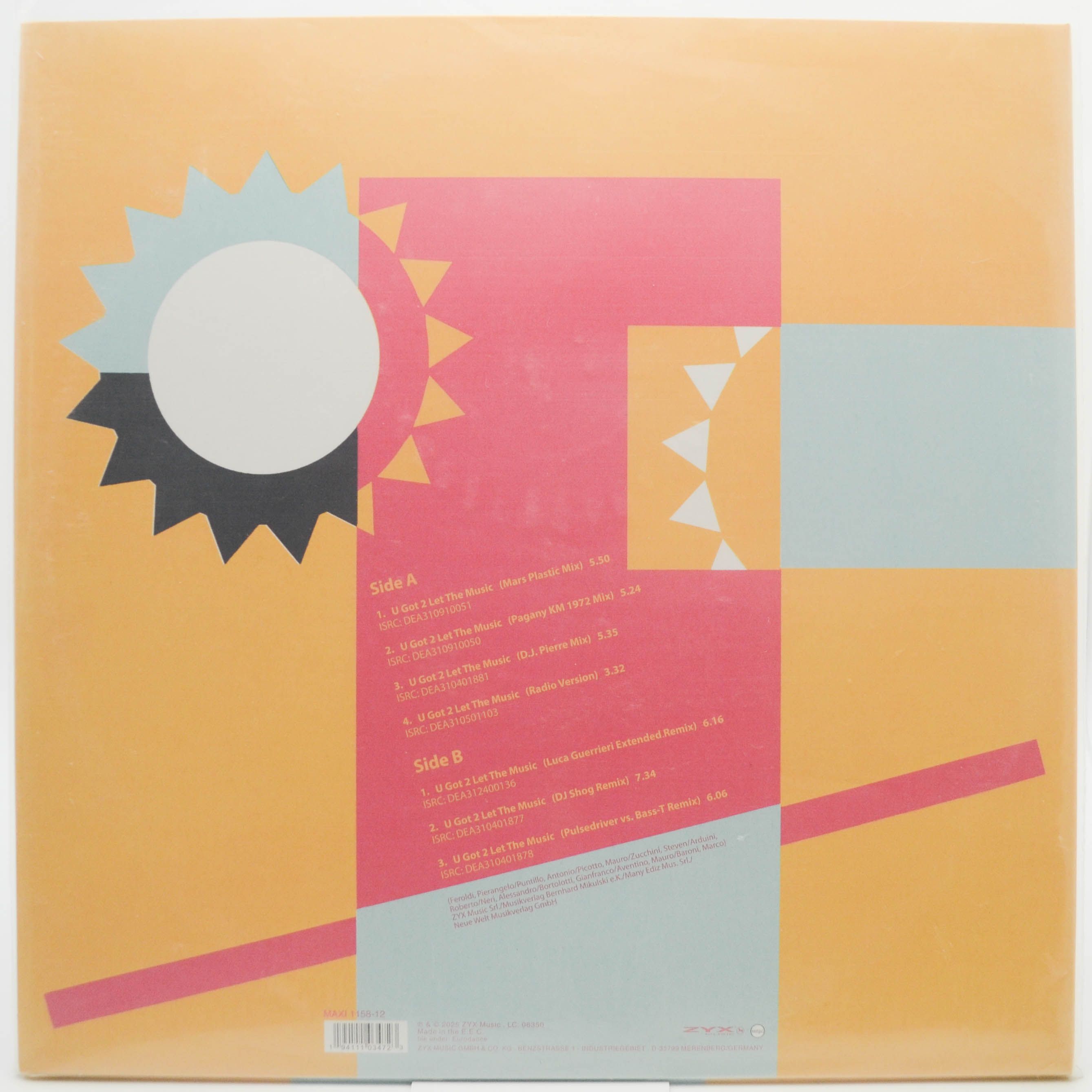 Cappella — U Got 2 Let The Music, 1993