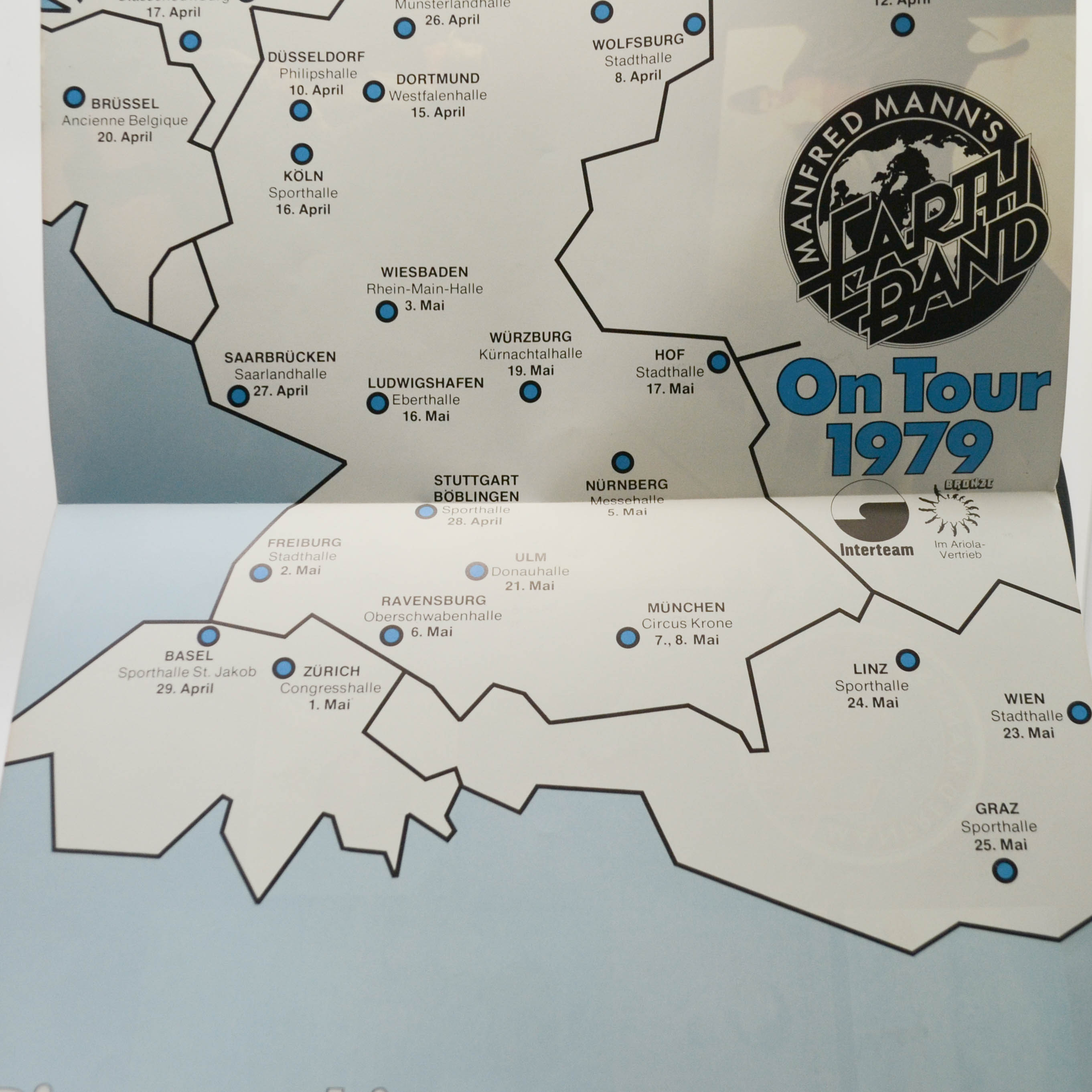 Manfred Mann's Earth Band — Angel Station (poster), 1979