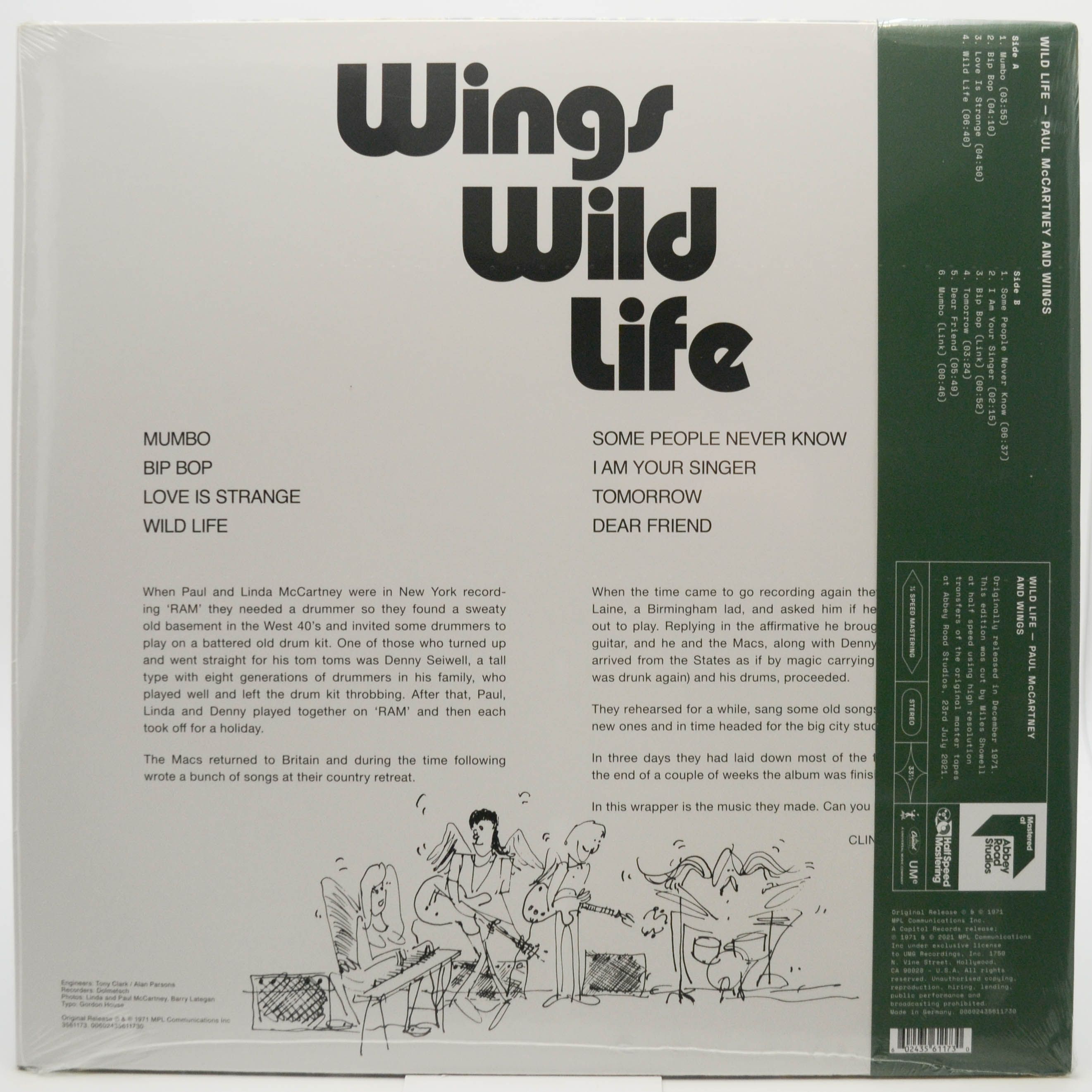 Paul McCartney And Wings — Wild Life, 1971