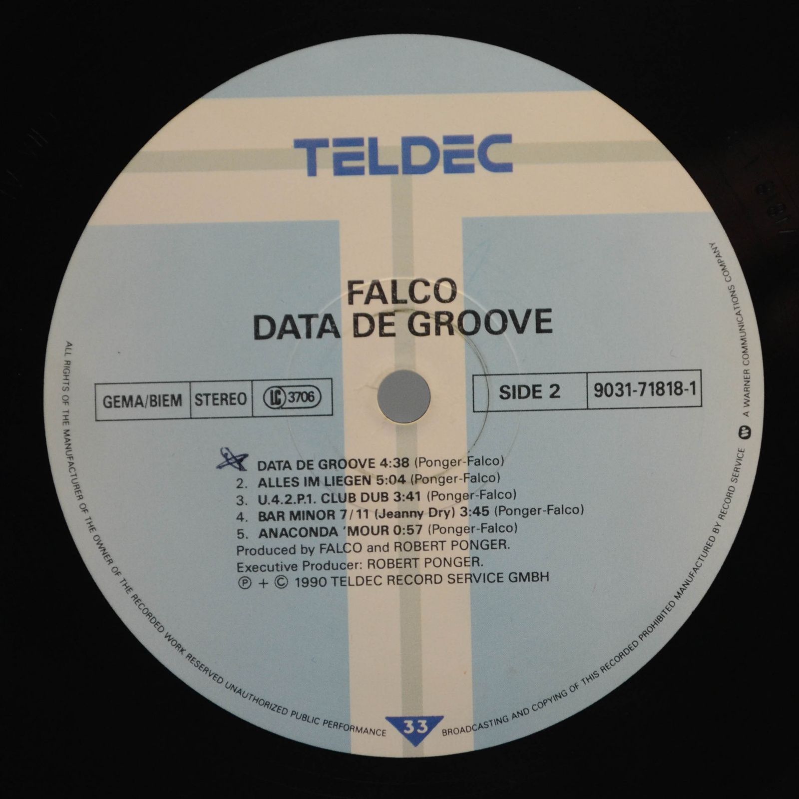 Falco — Data De Groove, 1990