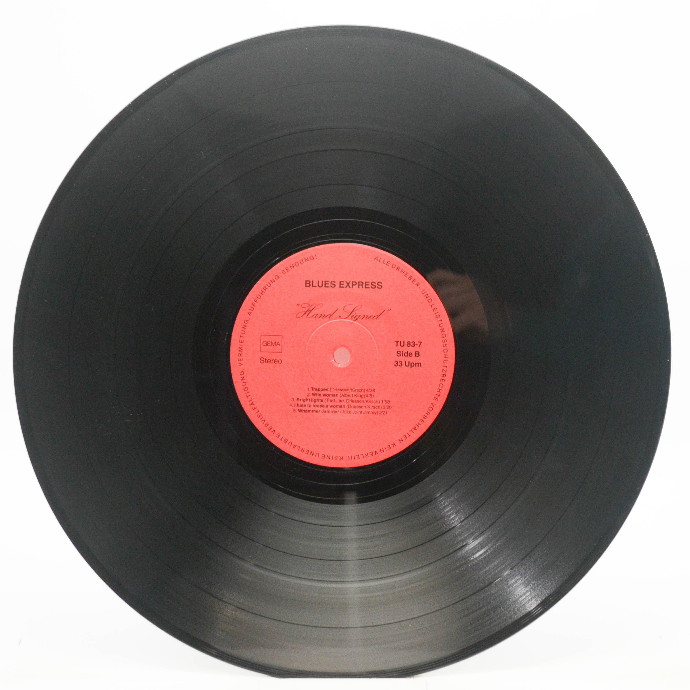 Blues Express — Hand Signed, 1987