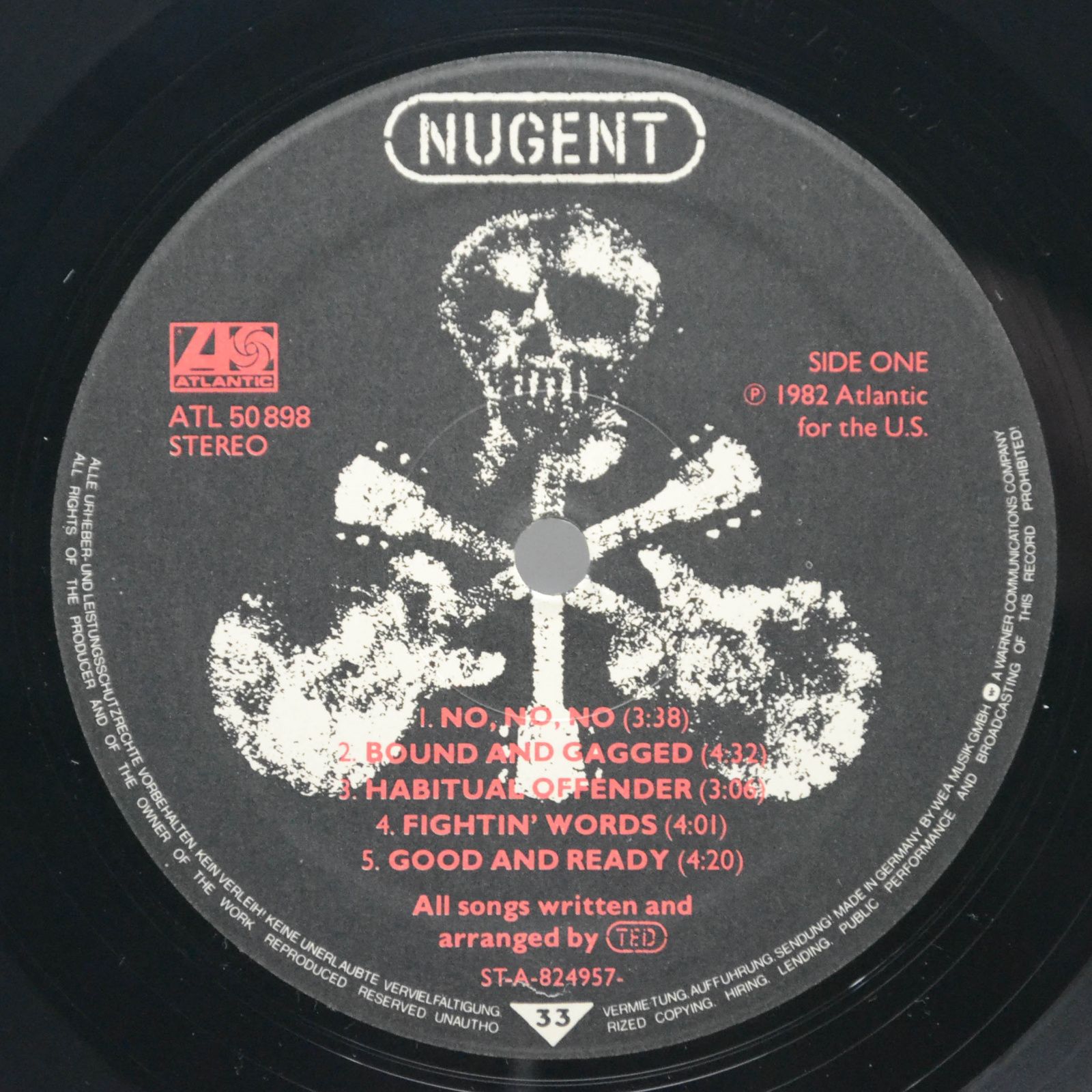 Ted Nugent — Nugent, 1982
