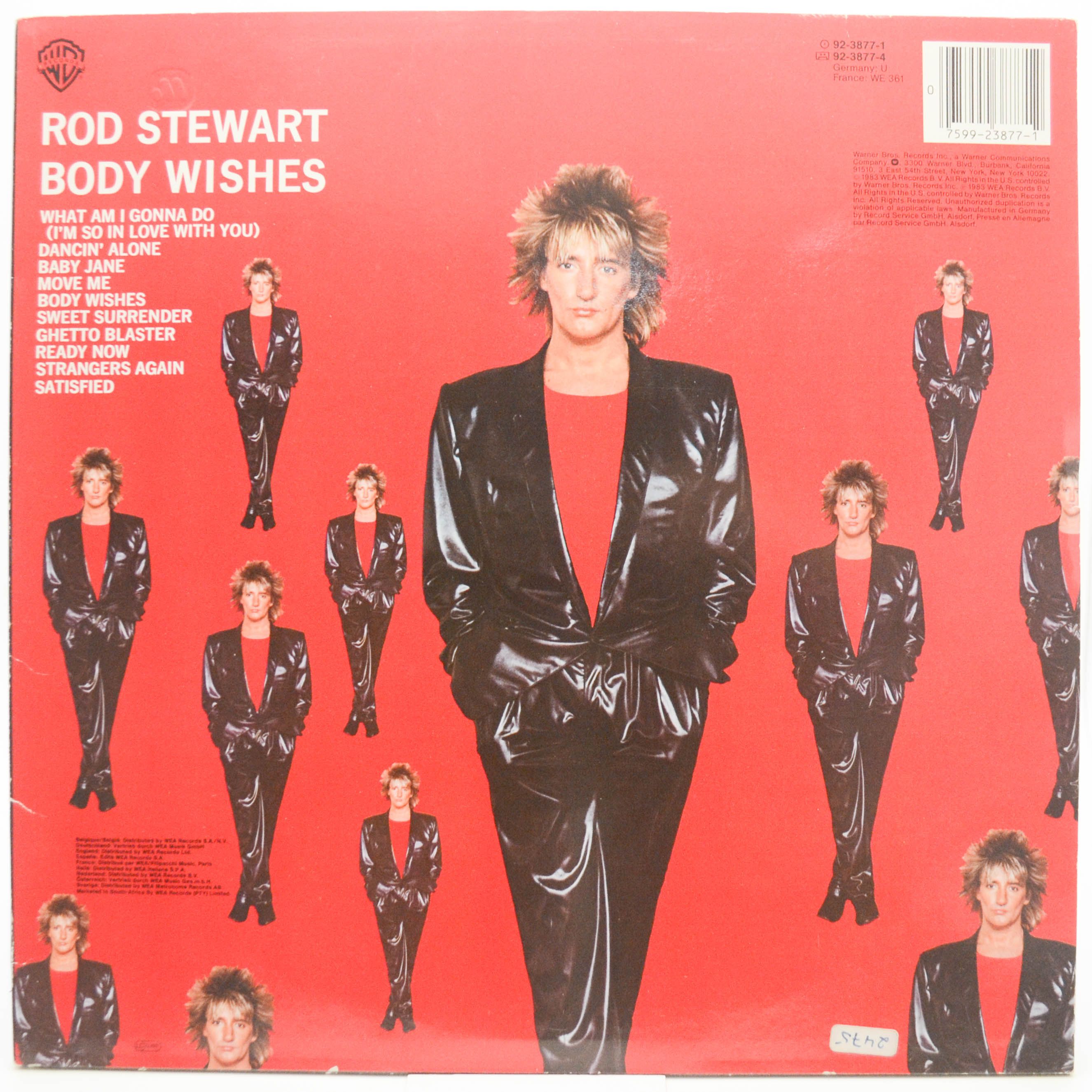 Rod Stewart — Body Wishes, 1983