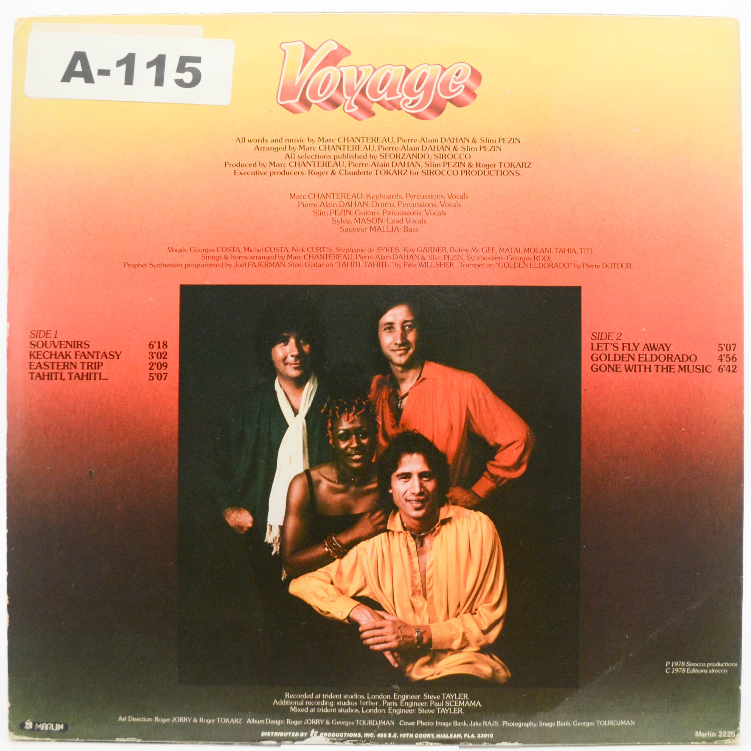 Voyage — Fly Away (USA), 1978