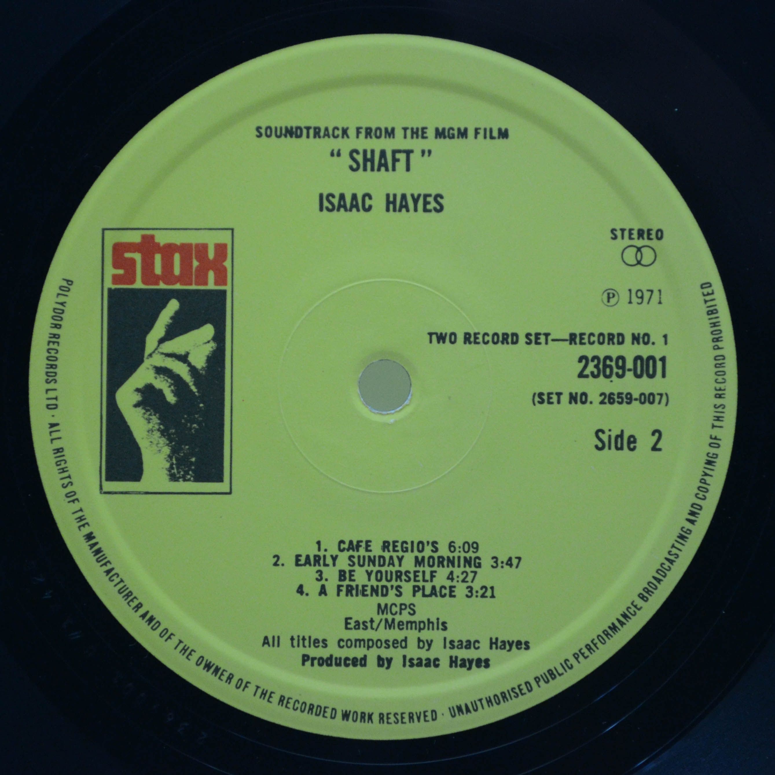 Isaac Hayes — Shaft (2LP, UK), 1971