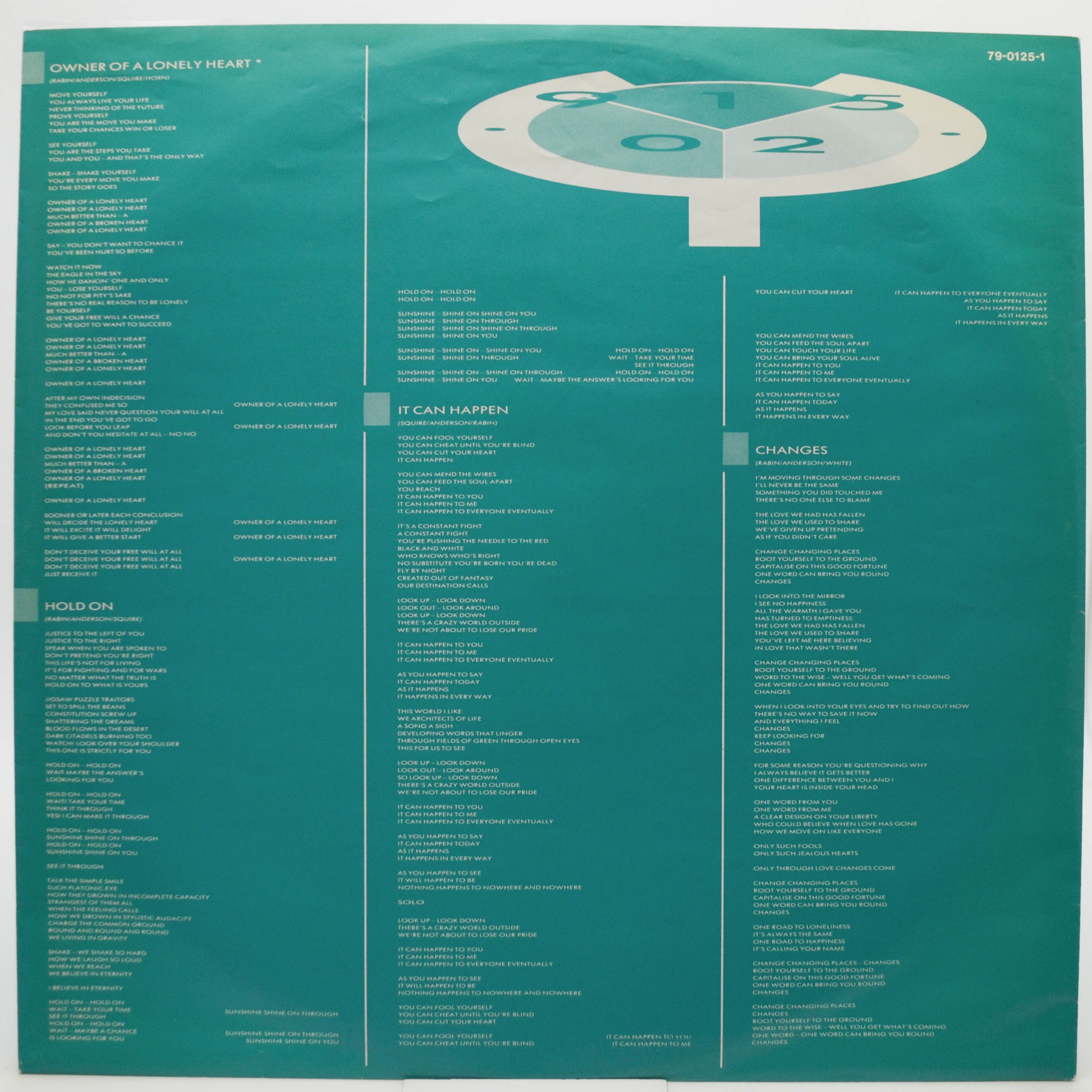 Yes — 90125, 1983